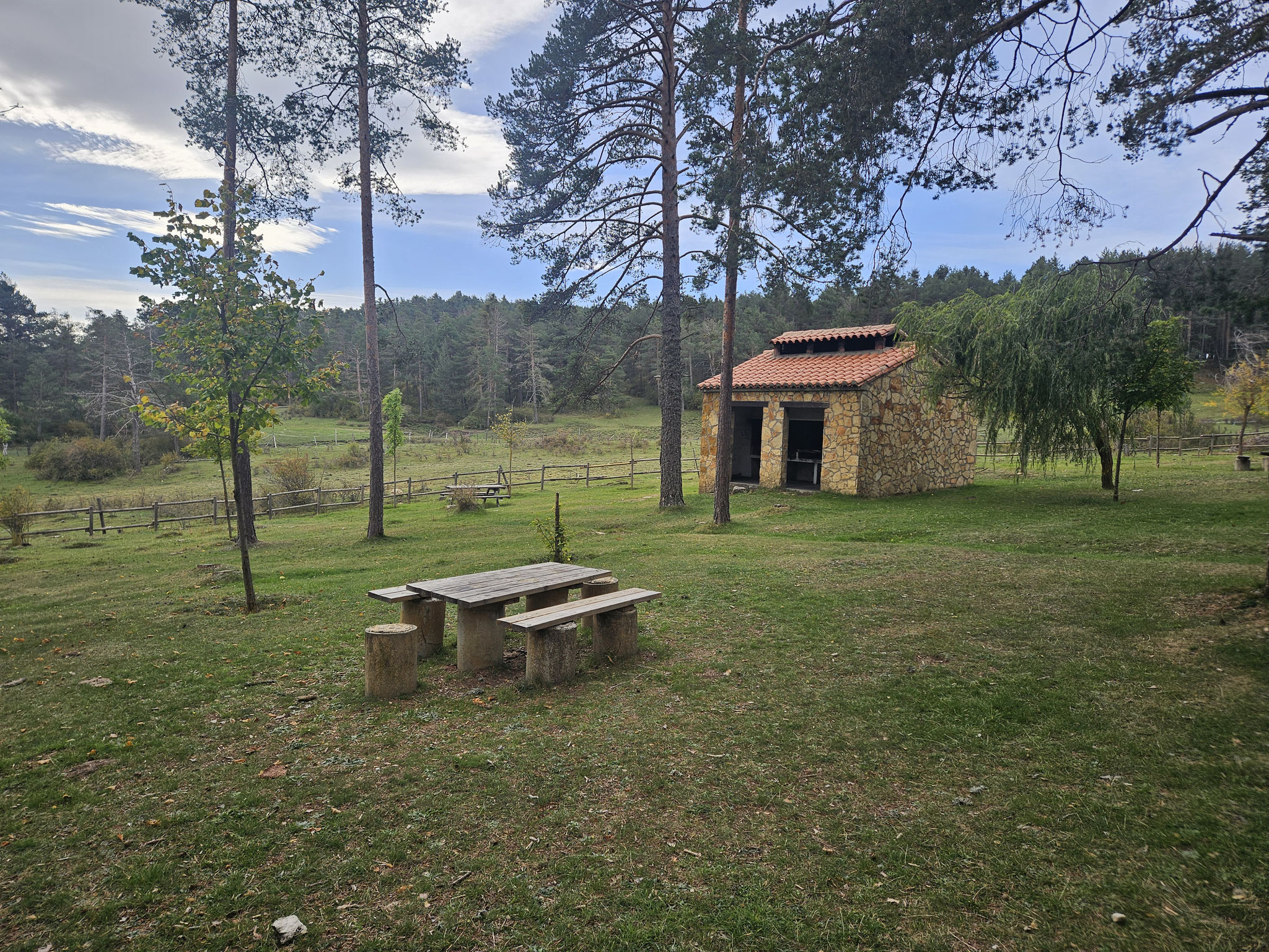 Dehesa Boyales. Picknickplatz.