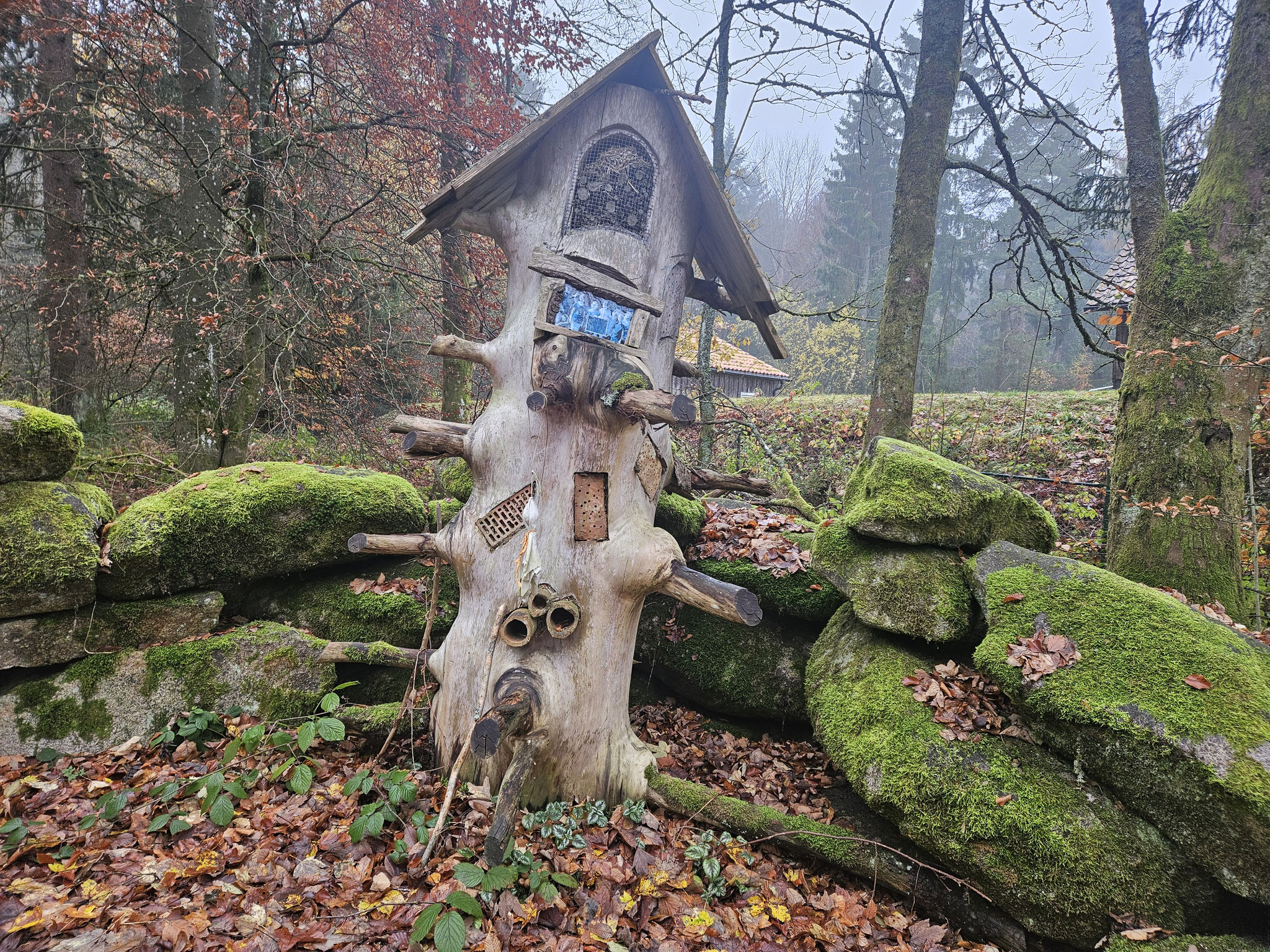 Insektenhotel am Harlachberg.