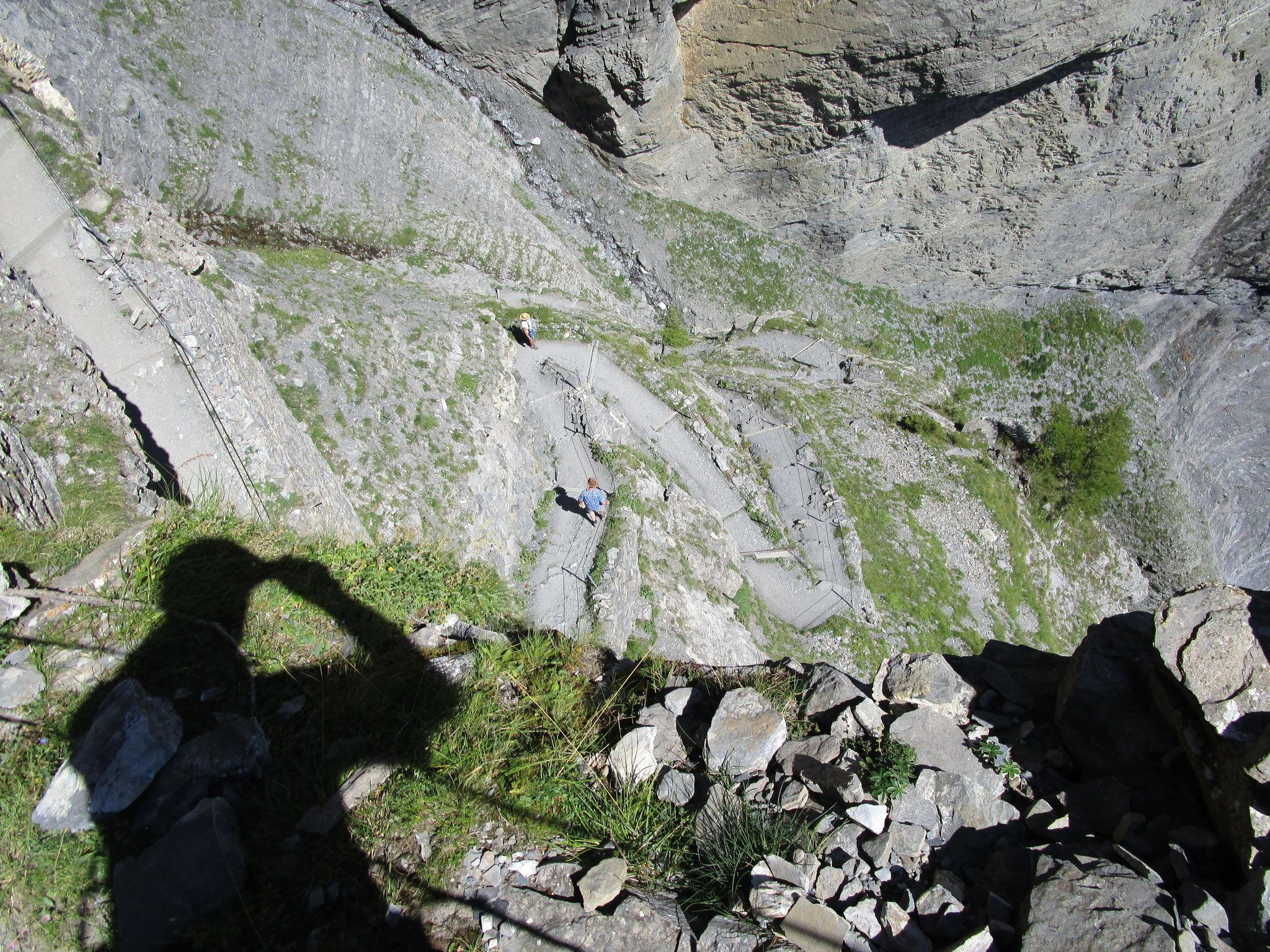 Abstieg nach Leukerbad.