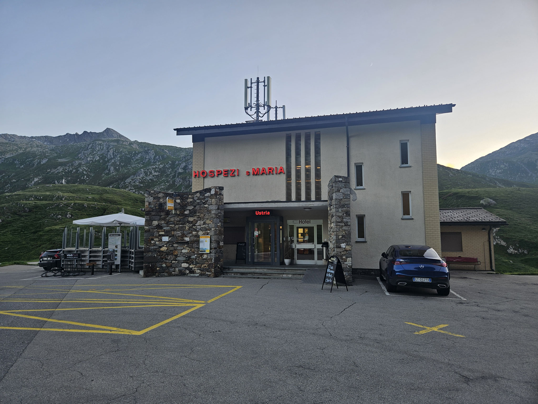 Lukmanierpass. Hospiz Santa Maria.