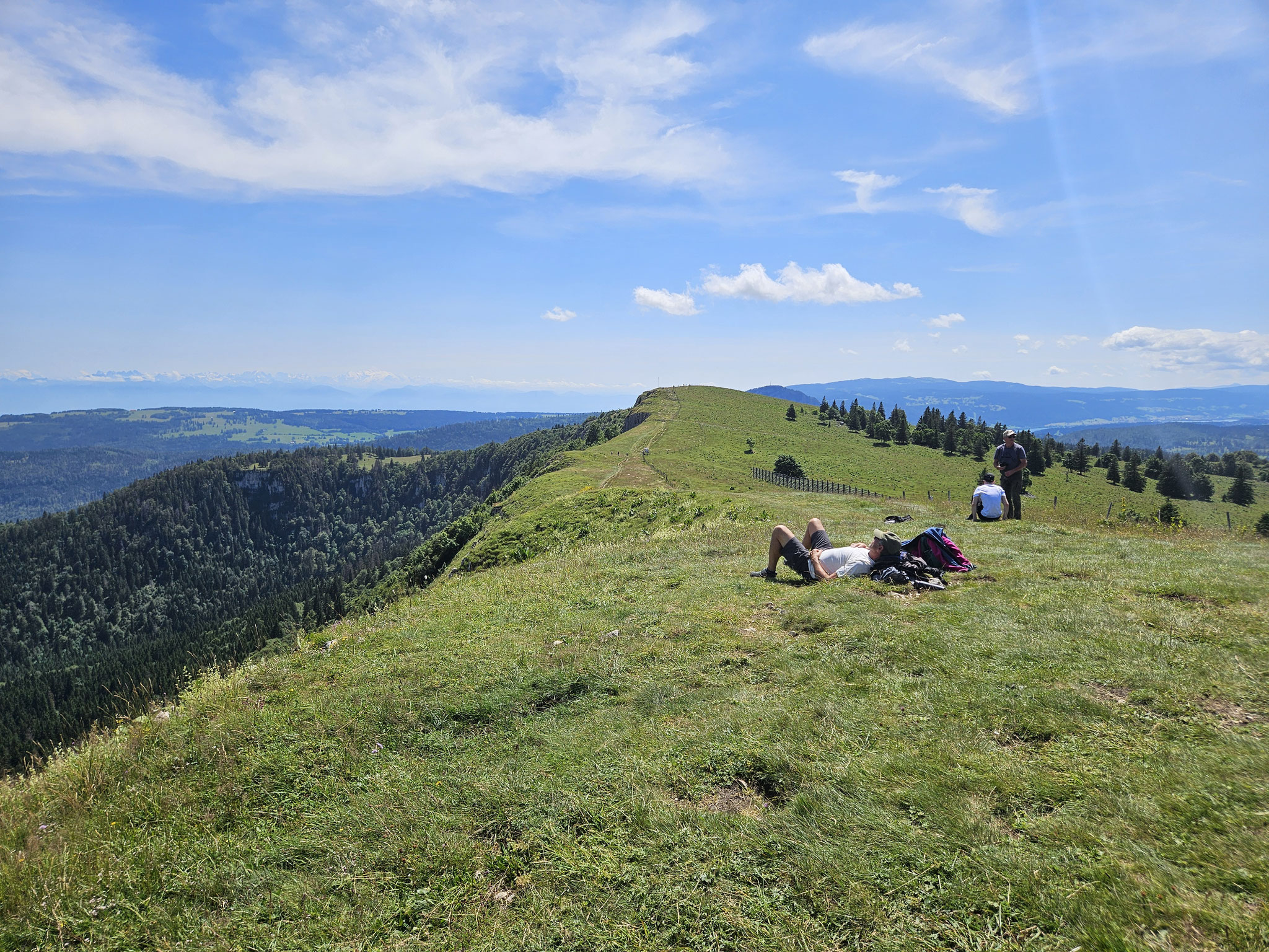 Mont d'Or, Blick nach Süden.