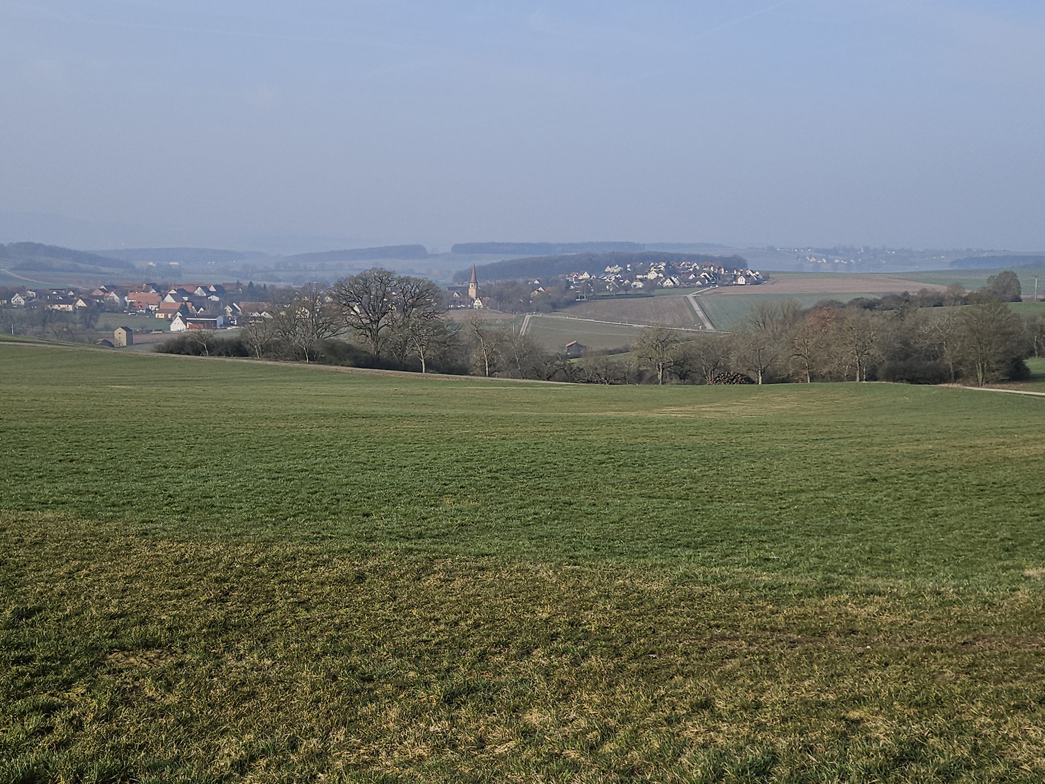 Blick auf Pfofeld.