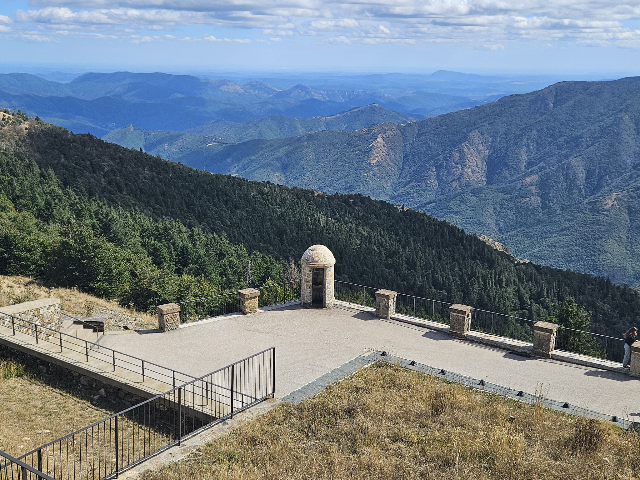 Mont Aigoual, Blick ins Val-d'Aigoual (Tal des Hérault).