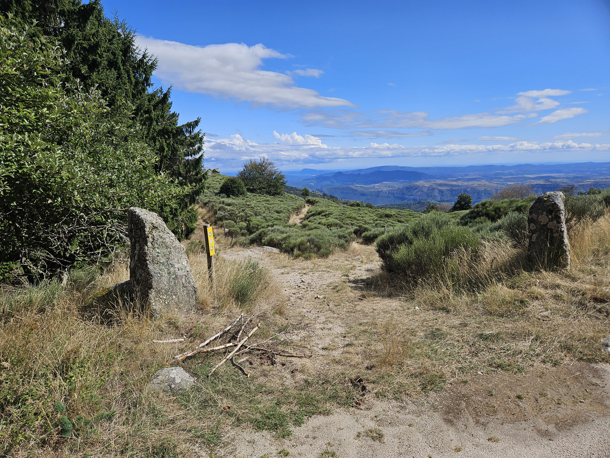 Col des Portes, Blick Richtung Osten.
