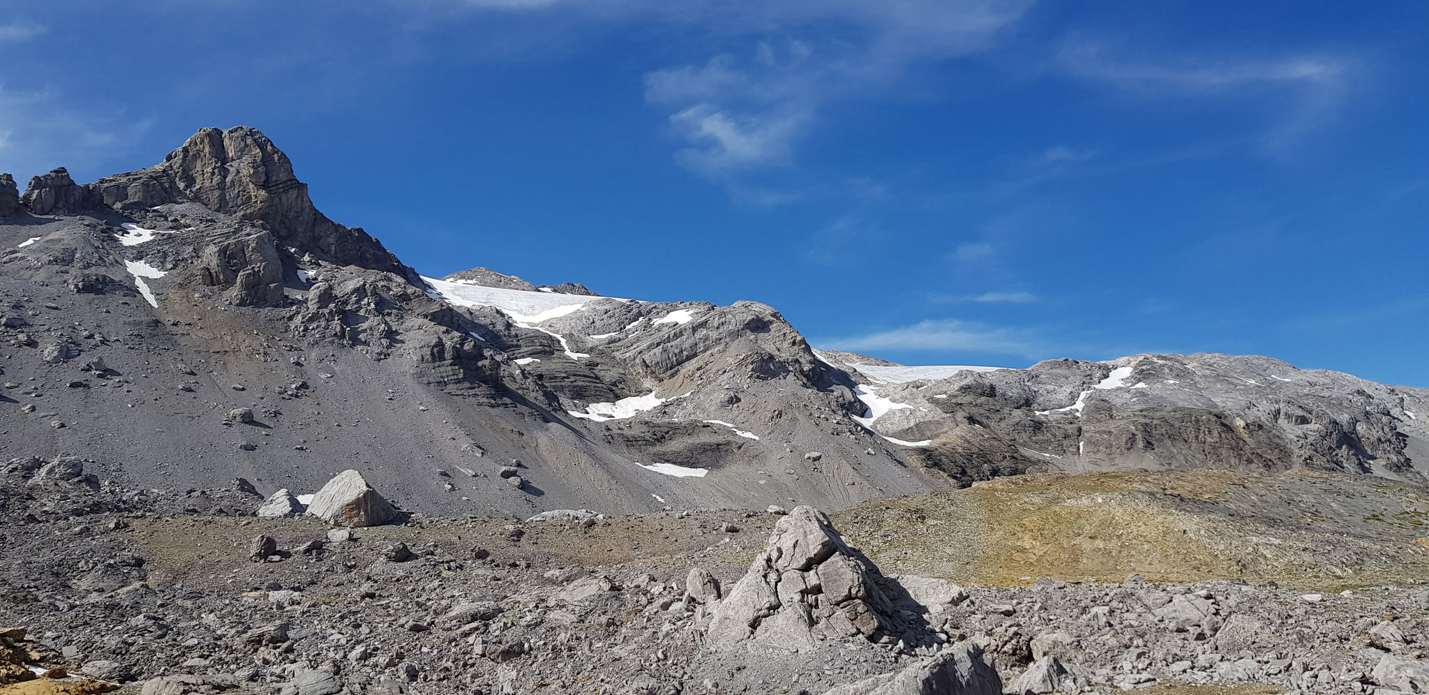 Téné-Gletscher und Wildhorn-Gletscher.