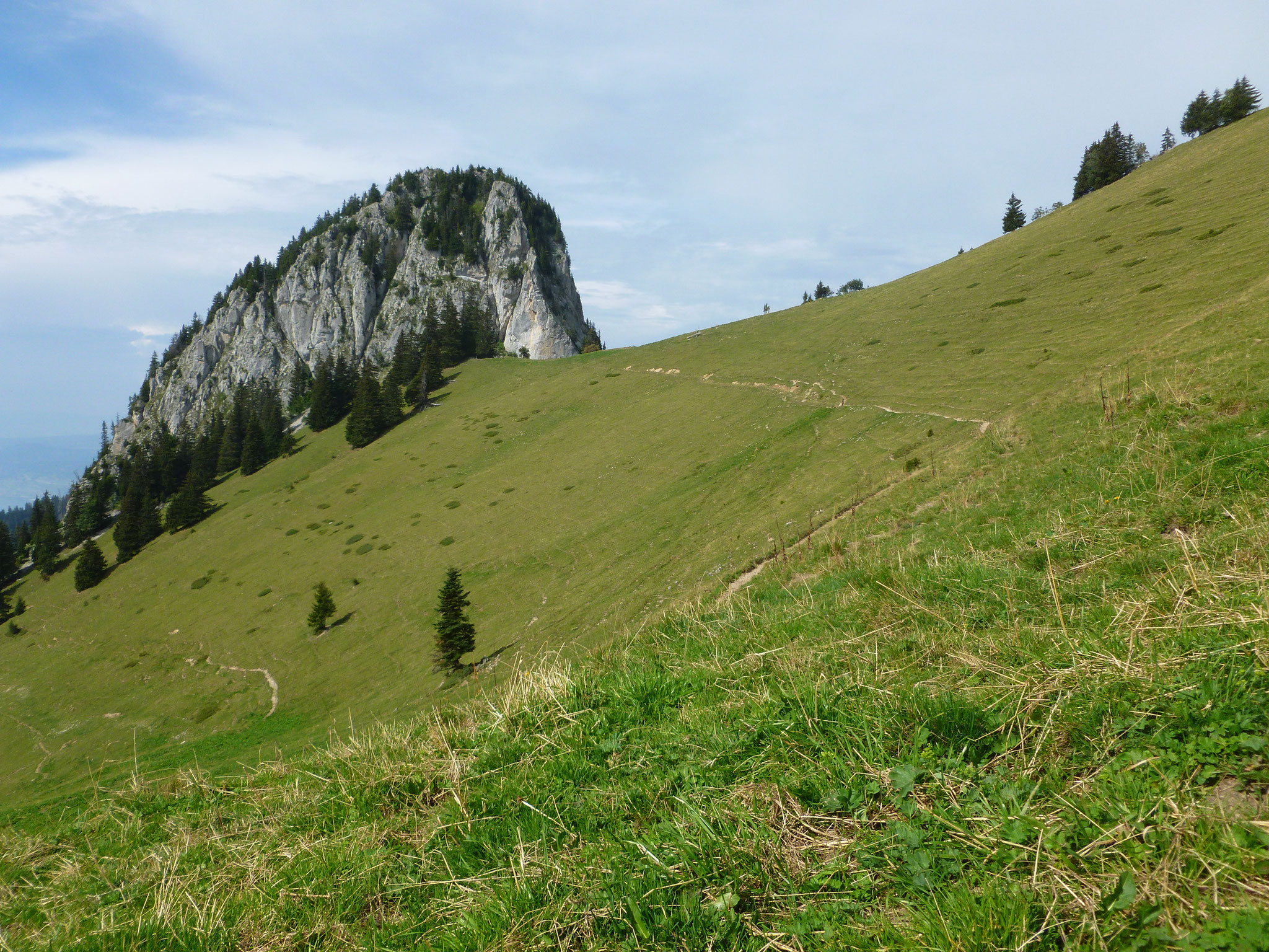 Col de Tompey, Blick zum Sex du Parc au Feyes.