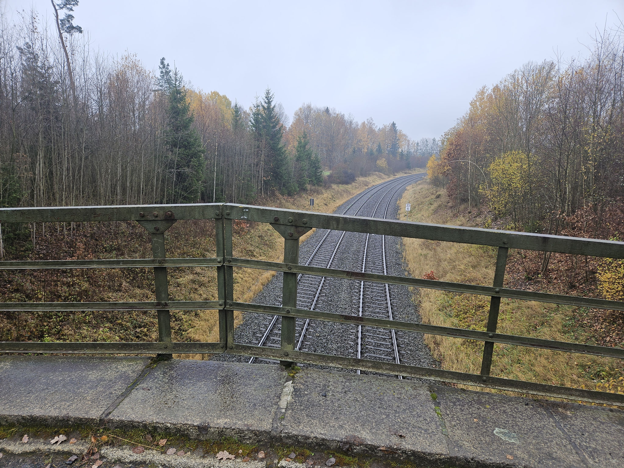 Bahn-Überführung im Wiesauer Wald, EHWS.