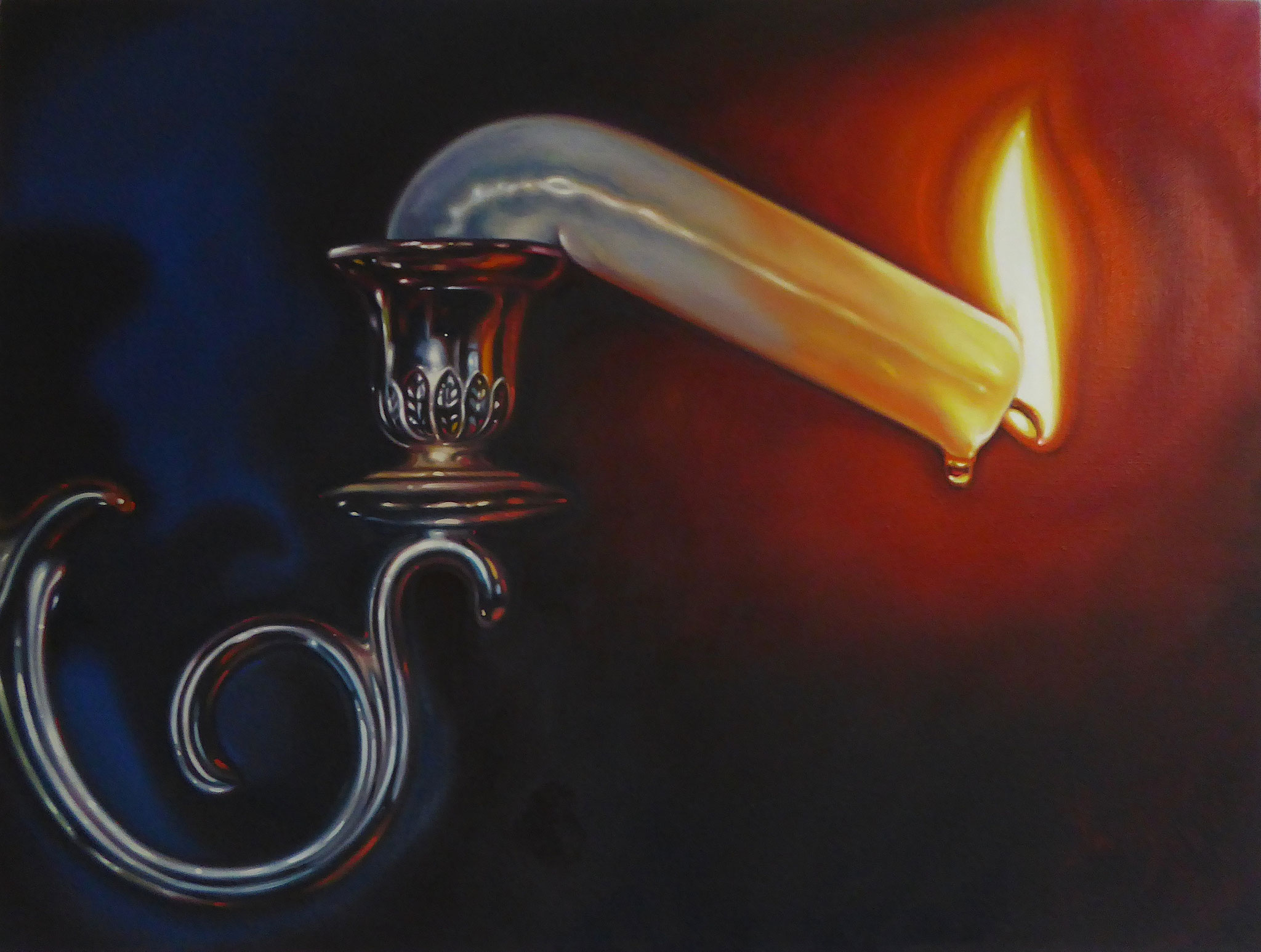 Dürre, 102x76 cm, Öl auf Leinwand, 2022