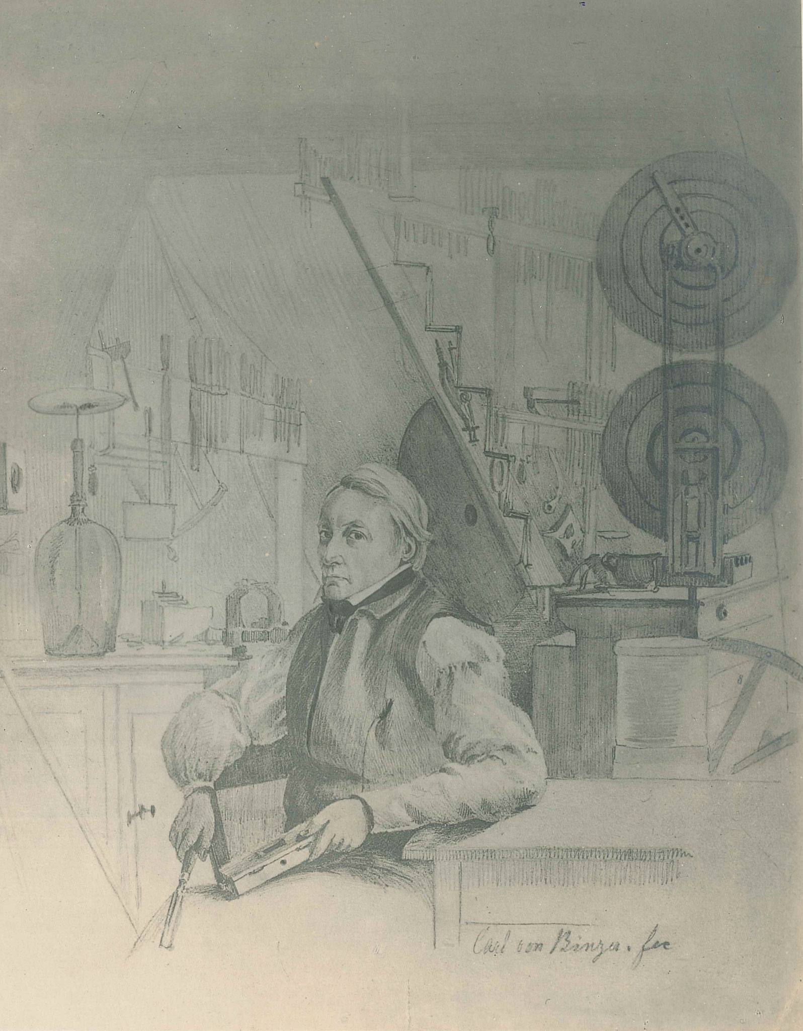 Carl Ludwig Althans, a portrait by Carl von Binzer completed in 1835.