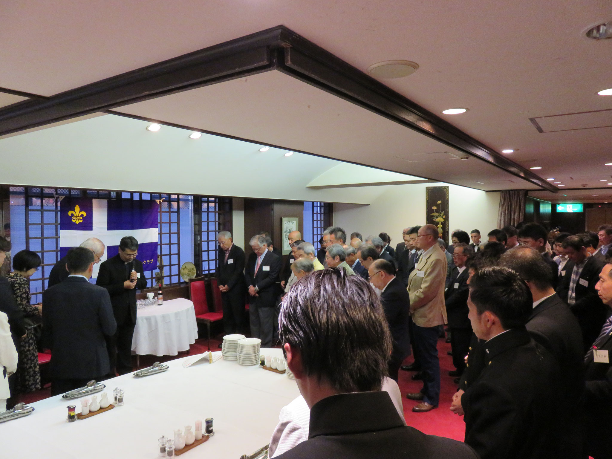 会食の祈り　市原信太郎司祭