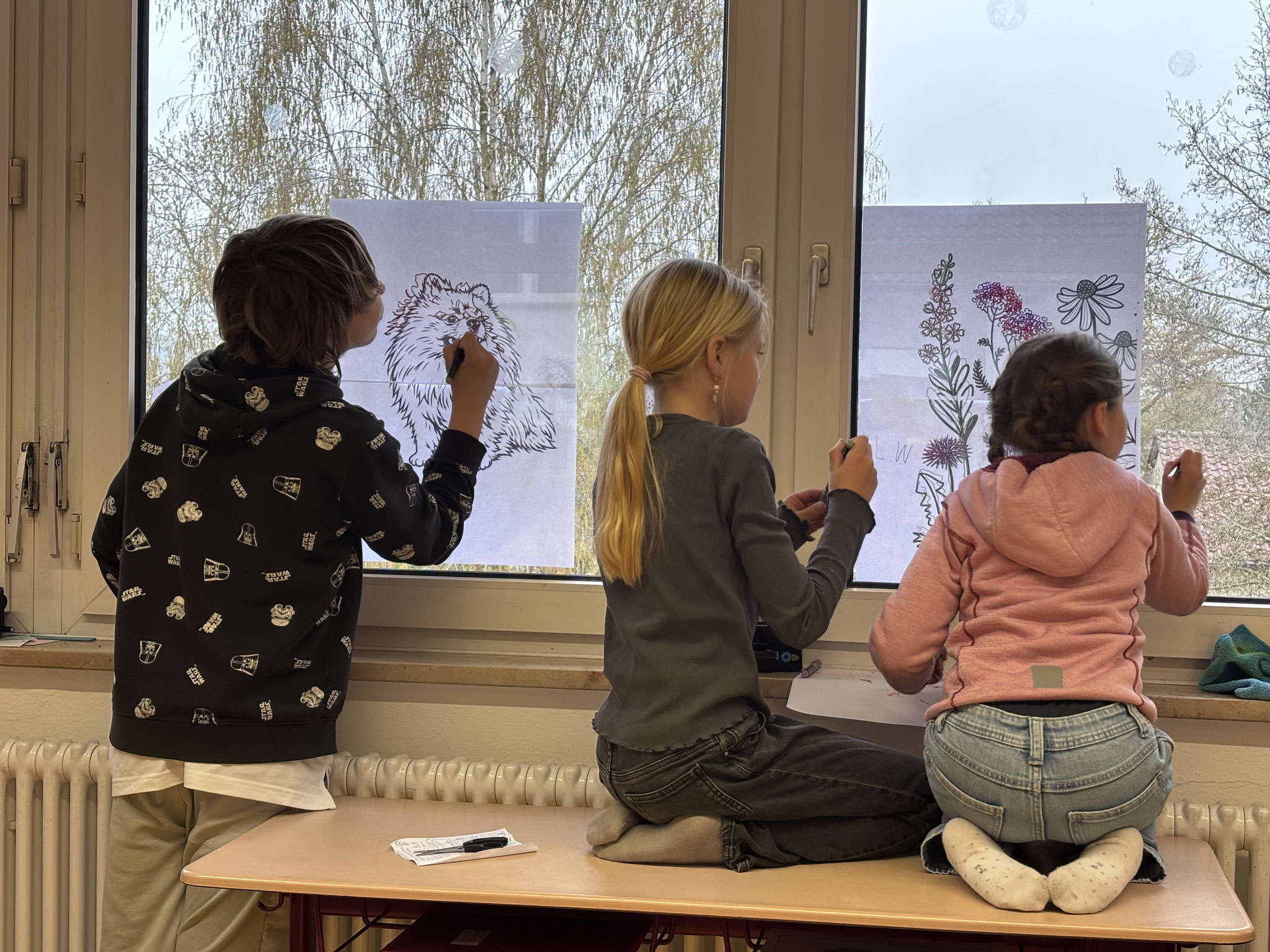 Klassenzimmer gestalten...
