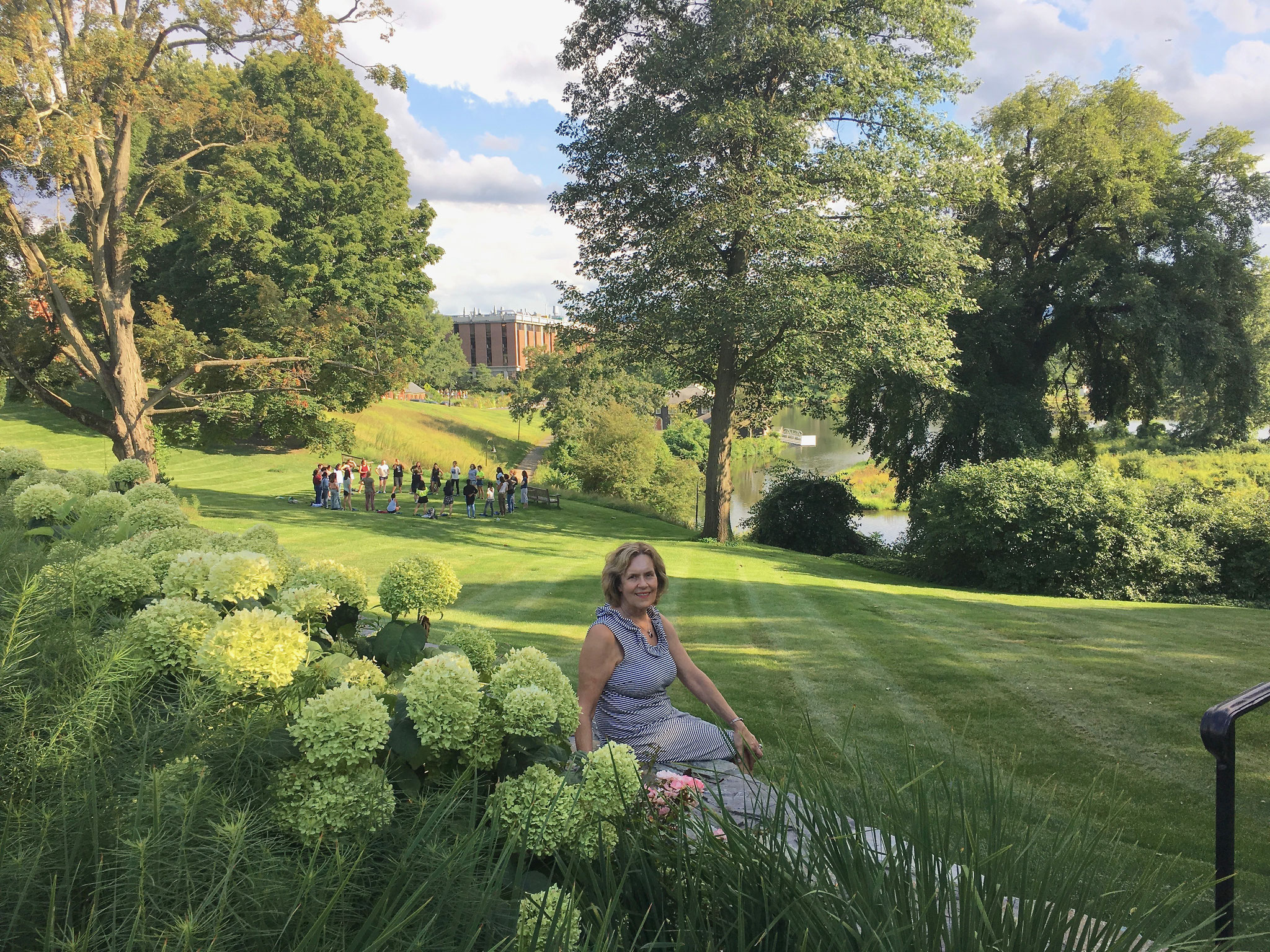 Lorraine on the Smith College campus, Aug. 30, 2019