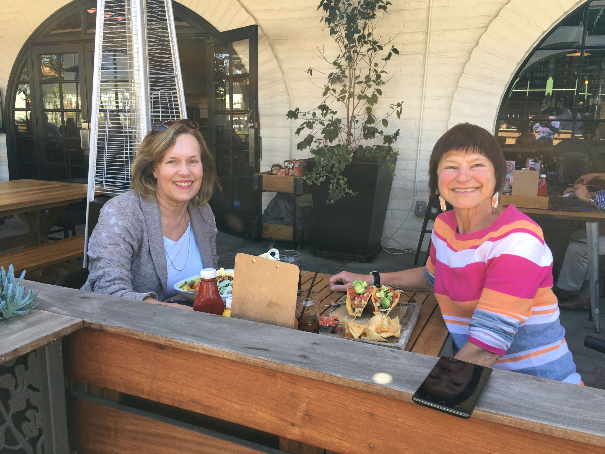 Lorraine & cousin Jean in Ventura, CA  March 2017