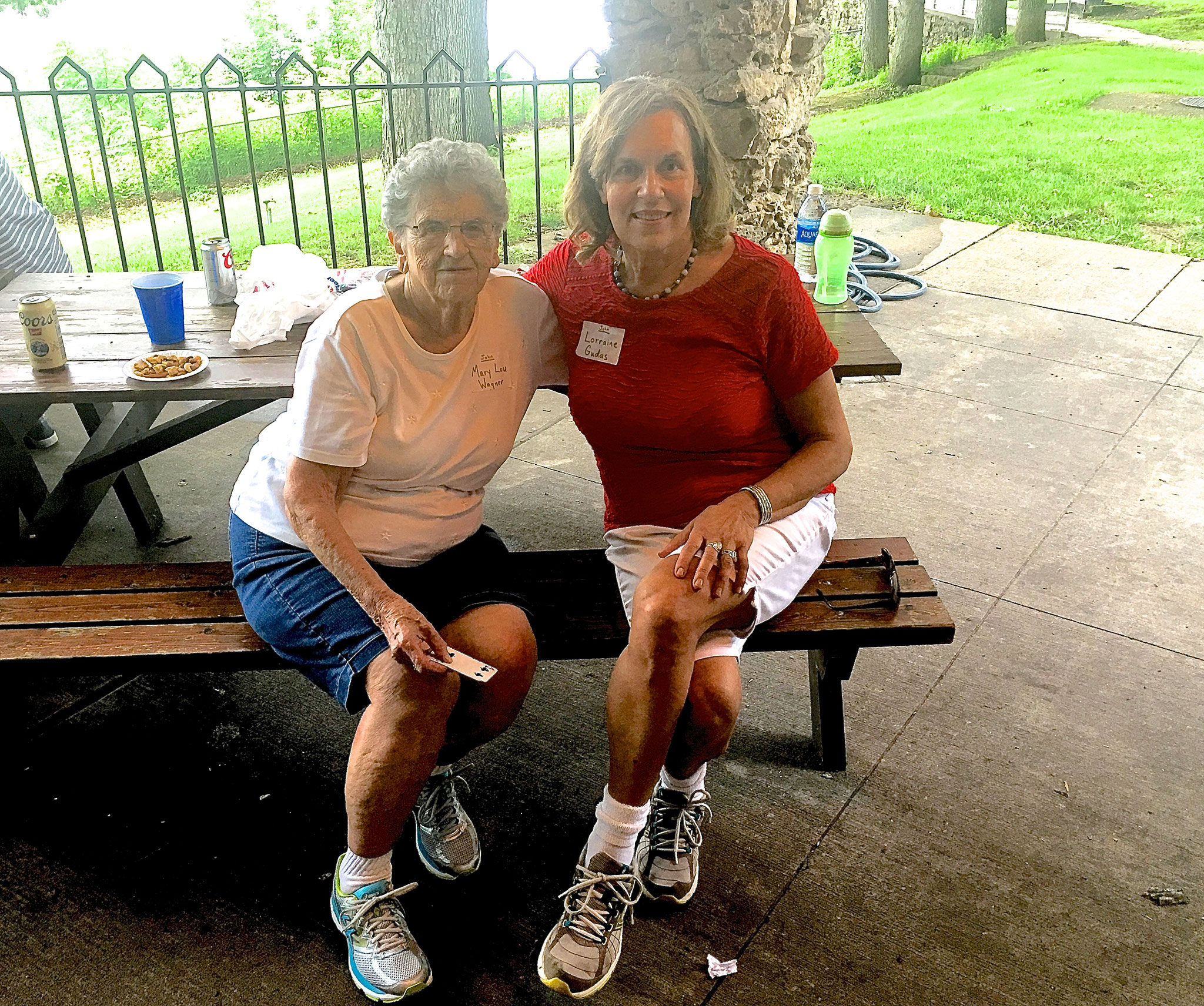 Mary Lou Wagner with Lorraine Gudas