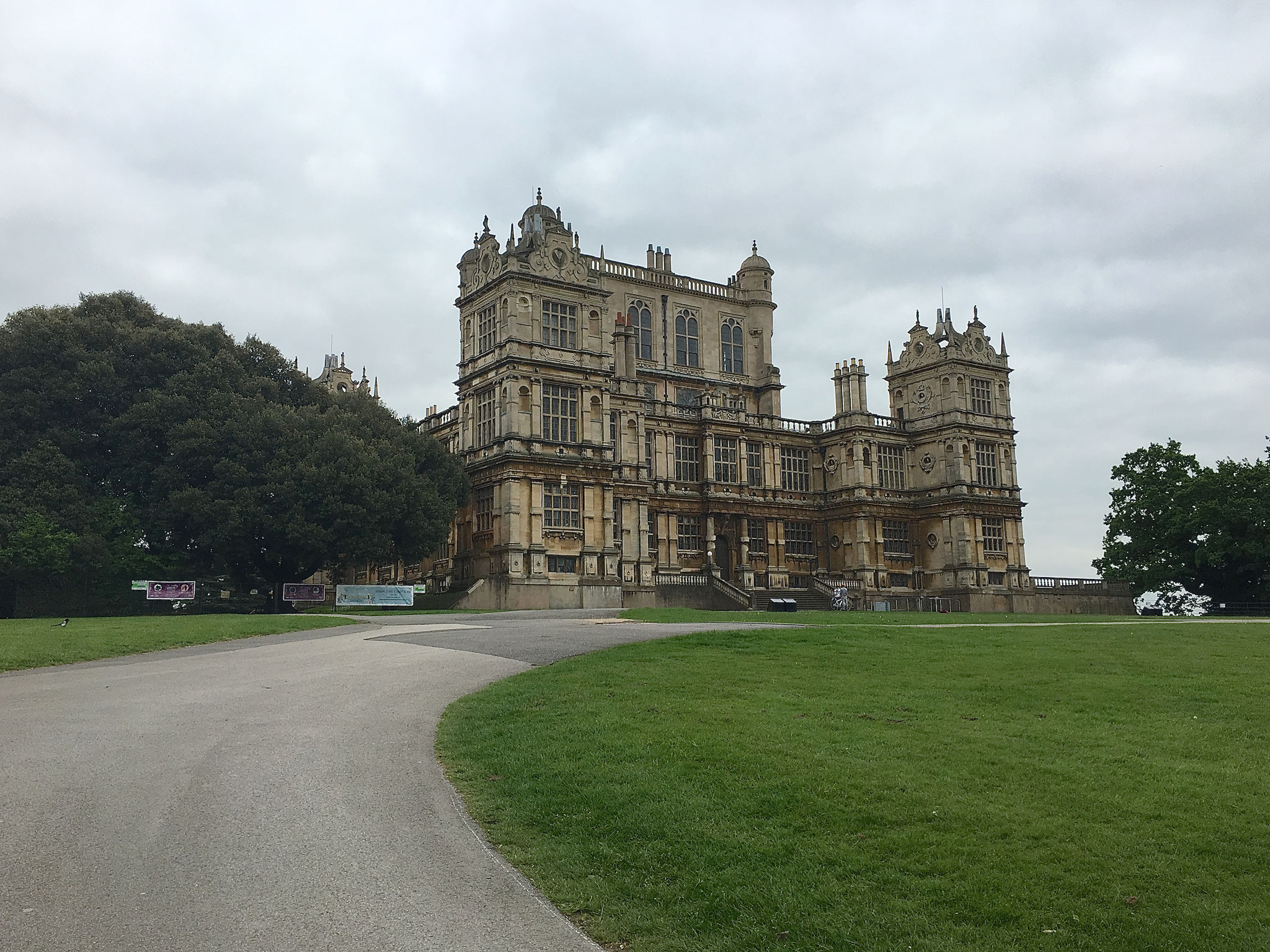 Wollaton Hall, built in 1580 by Sir Francis Willoughby