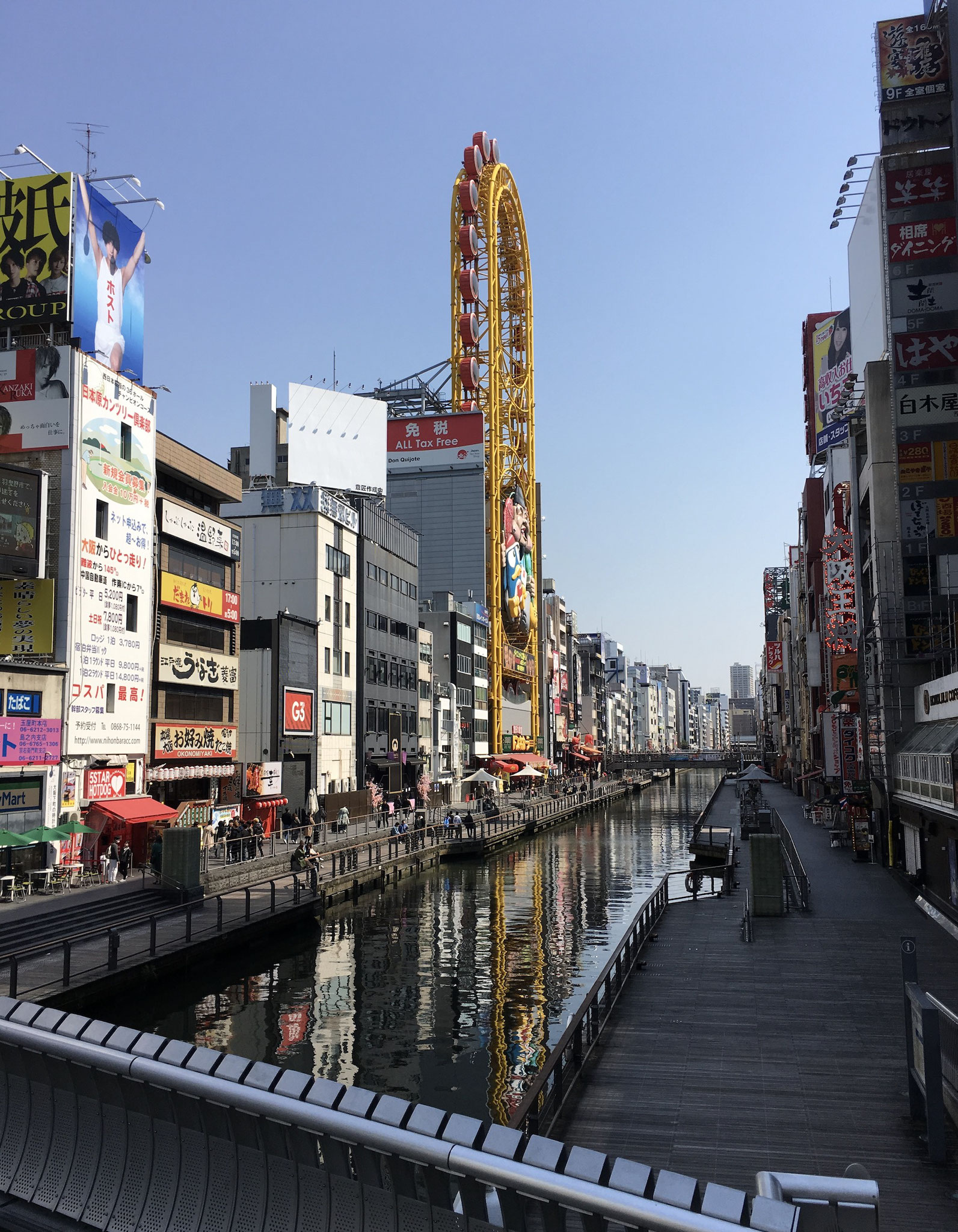 Canal in Dotonbori section.