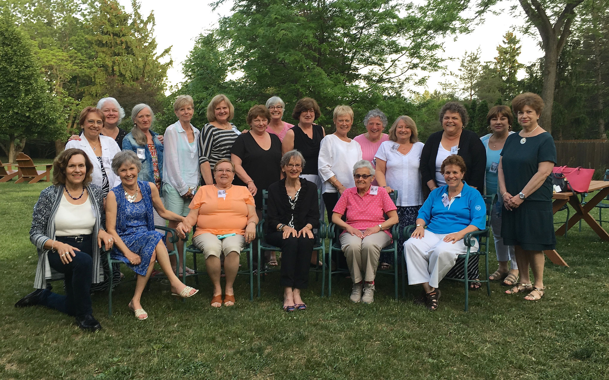 Class of 1966 Convent School, front: Lorraine, Janet, Diane, Ellen, Sister Linda, Jo  back: Maria, Mary Jane, Patty, Marie, Joanne, Theresa, Pat, Elva, Janelle, Sue, Kathy, Linda, Joanne, Jeanette