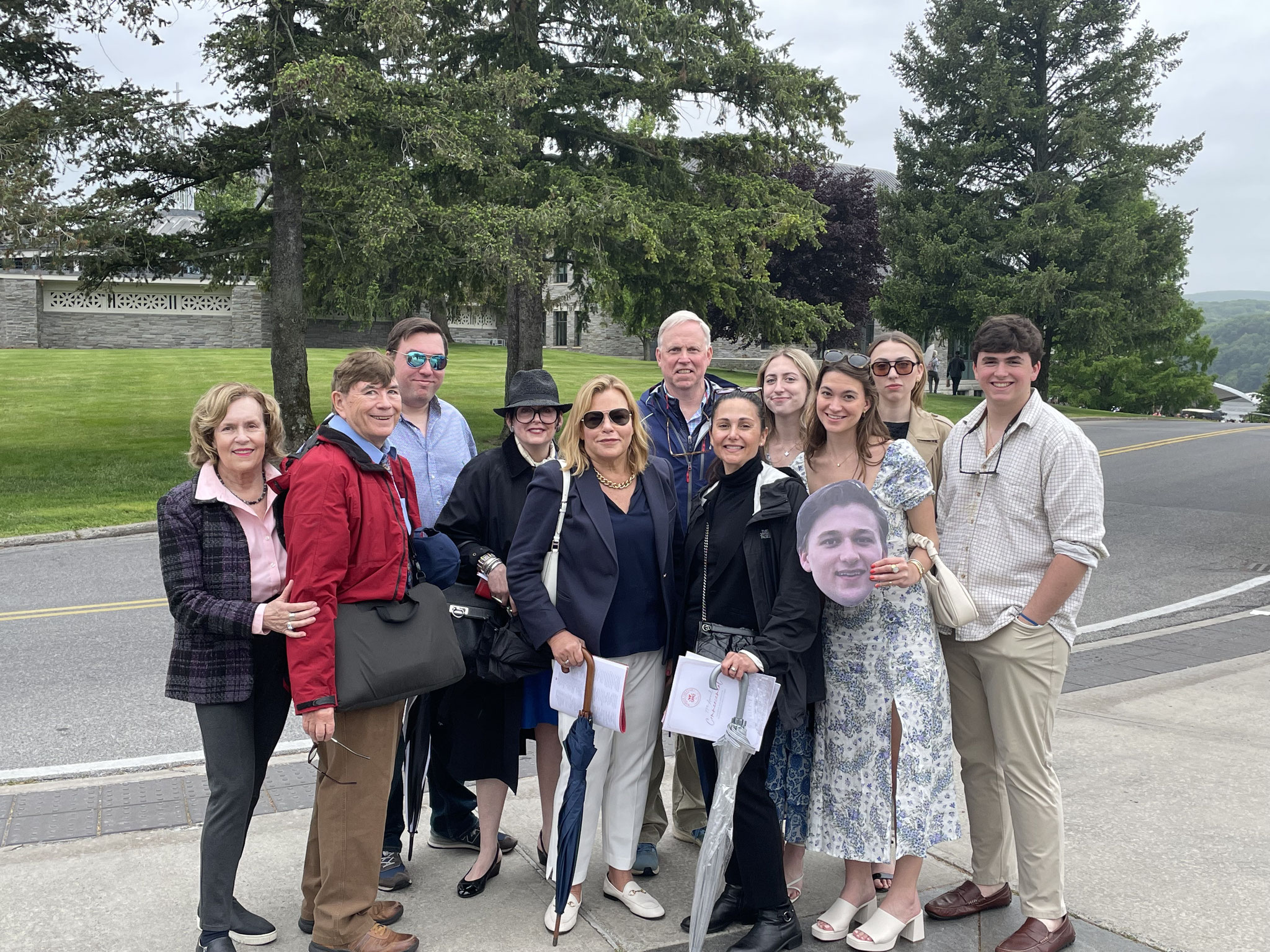 the Gudas/Kagel/Wagner crew attending Jack's graduation