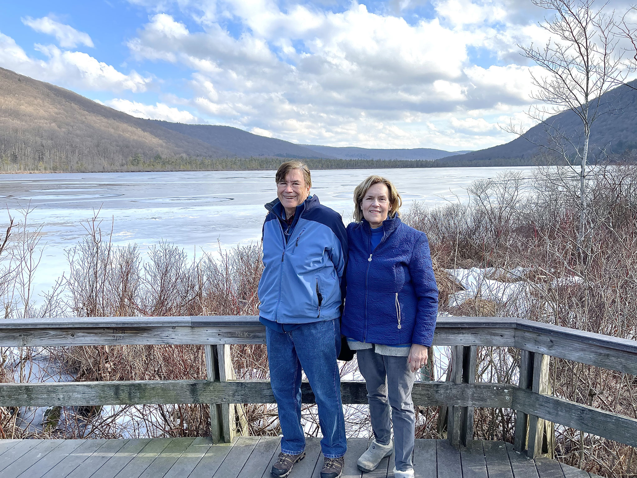 John & Lorraine at Labrador Hollow, near Syracuse, Feb. 20, 2023