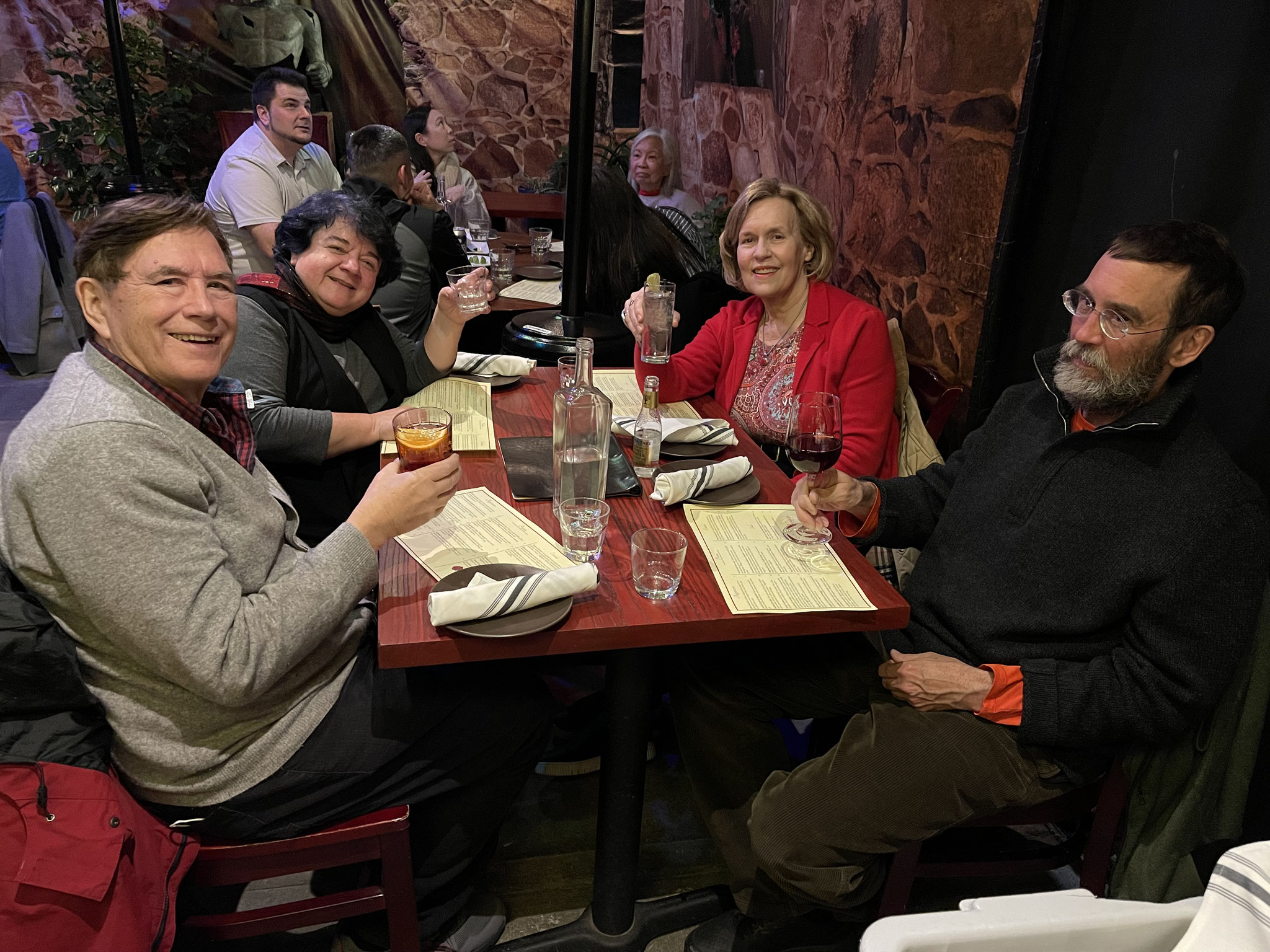 Dinner in the Castro District with Dr. Licia Selleri & Bob; Licia is a faculty member at UCSF