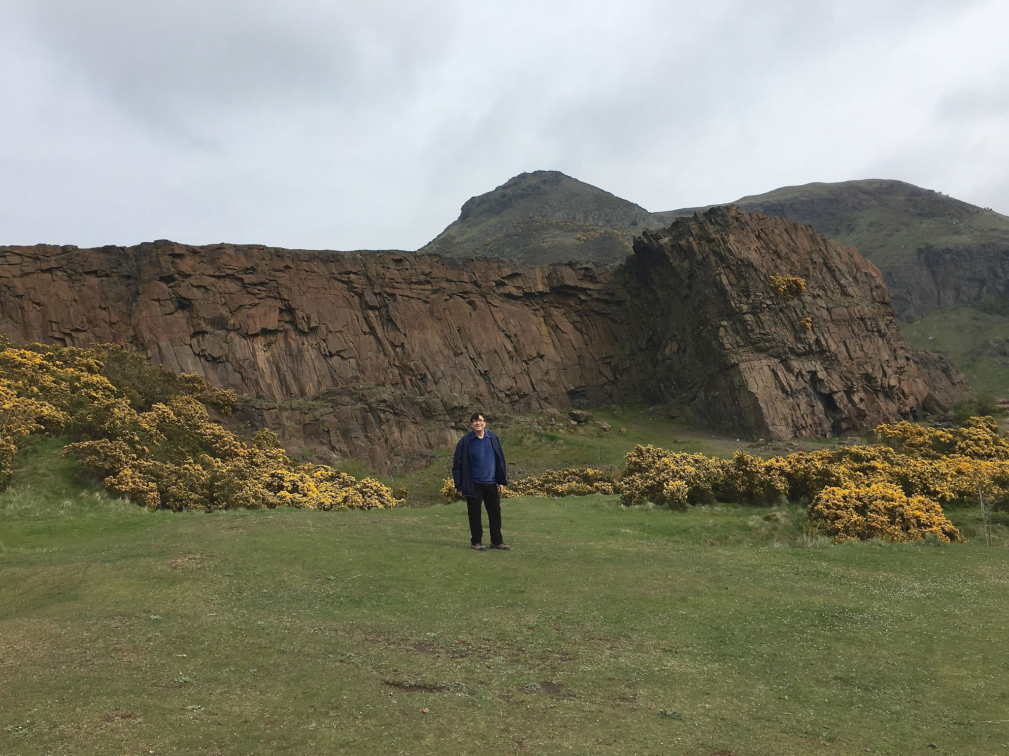 John on Arthur's Keep, Edinburgh, Scotland, May 7, 2016