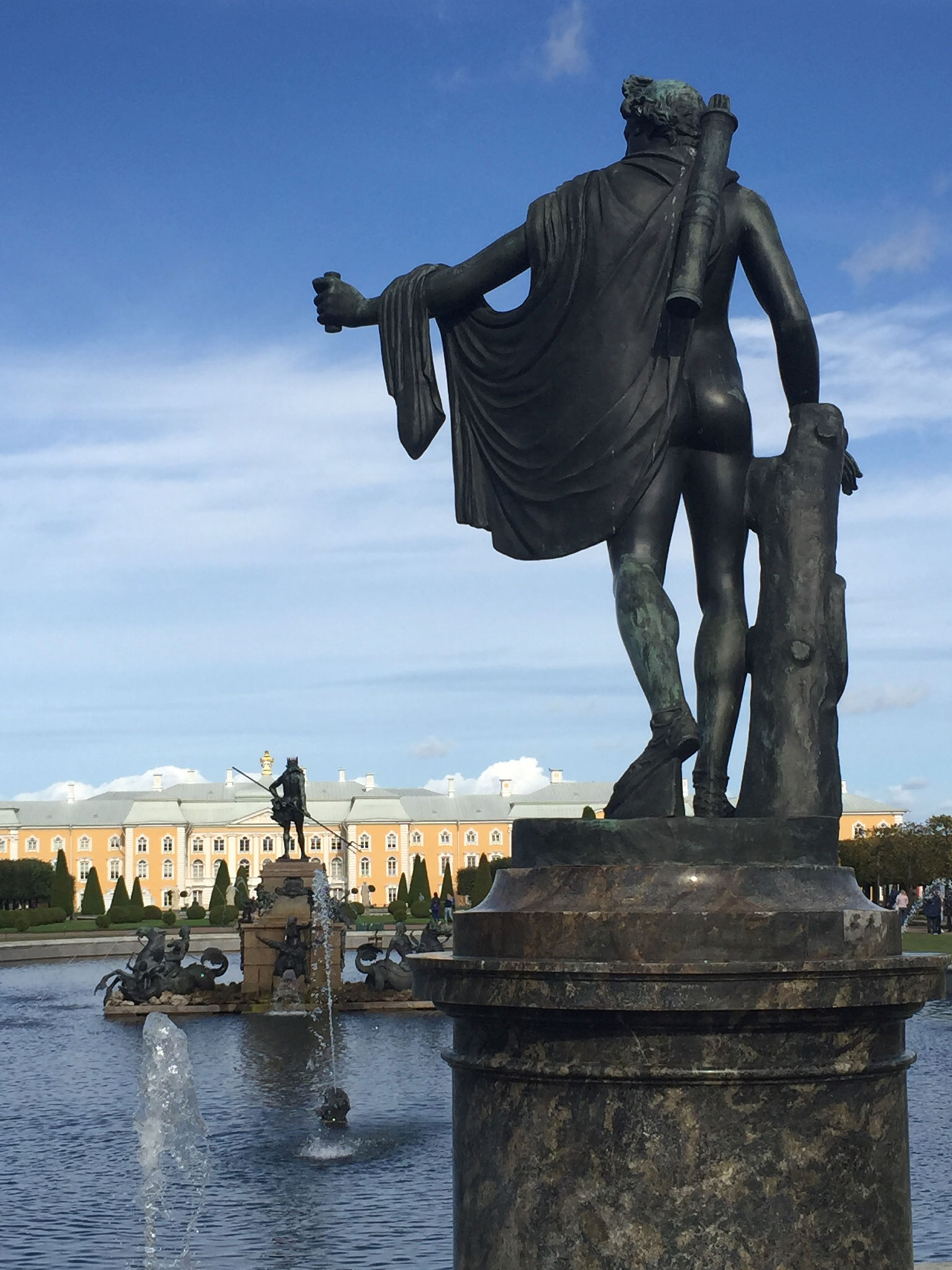 Gardens and fountains of Peterhof