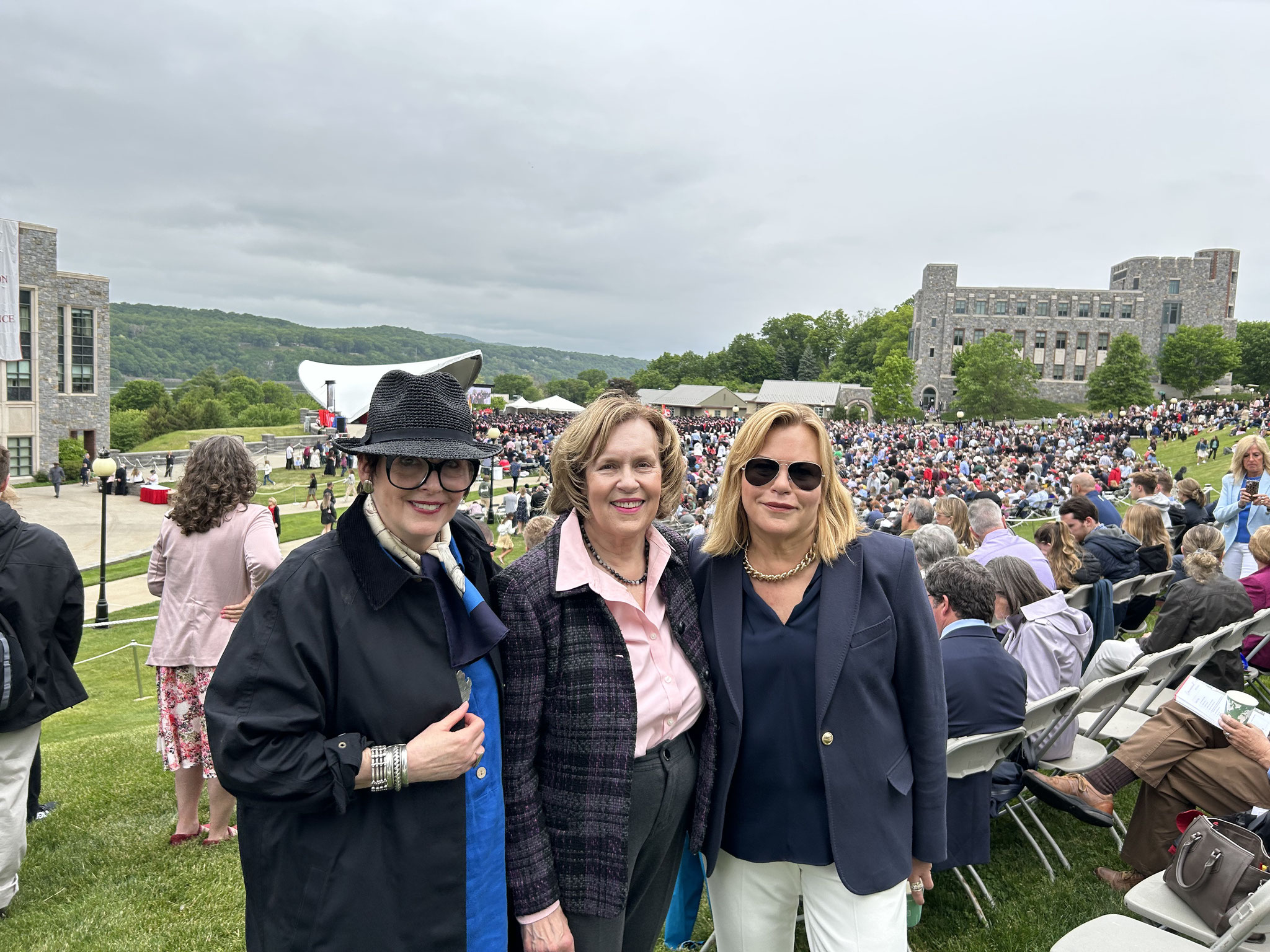 Liz, Lorraine, & Celeste before Jack's graduation