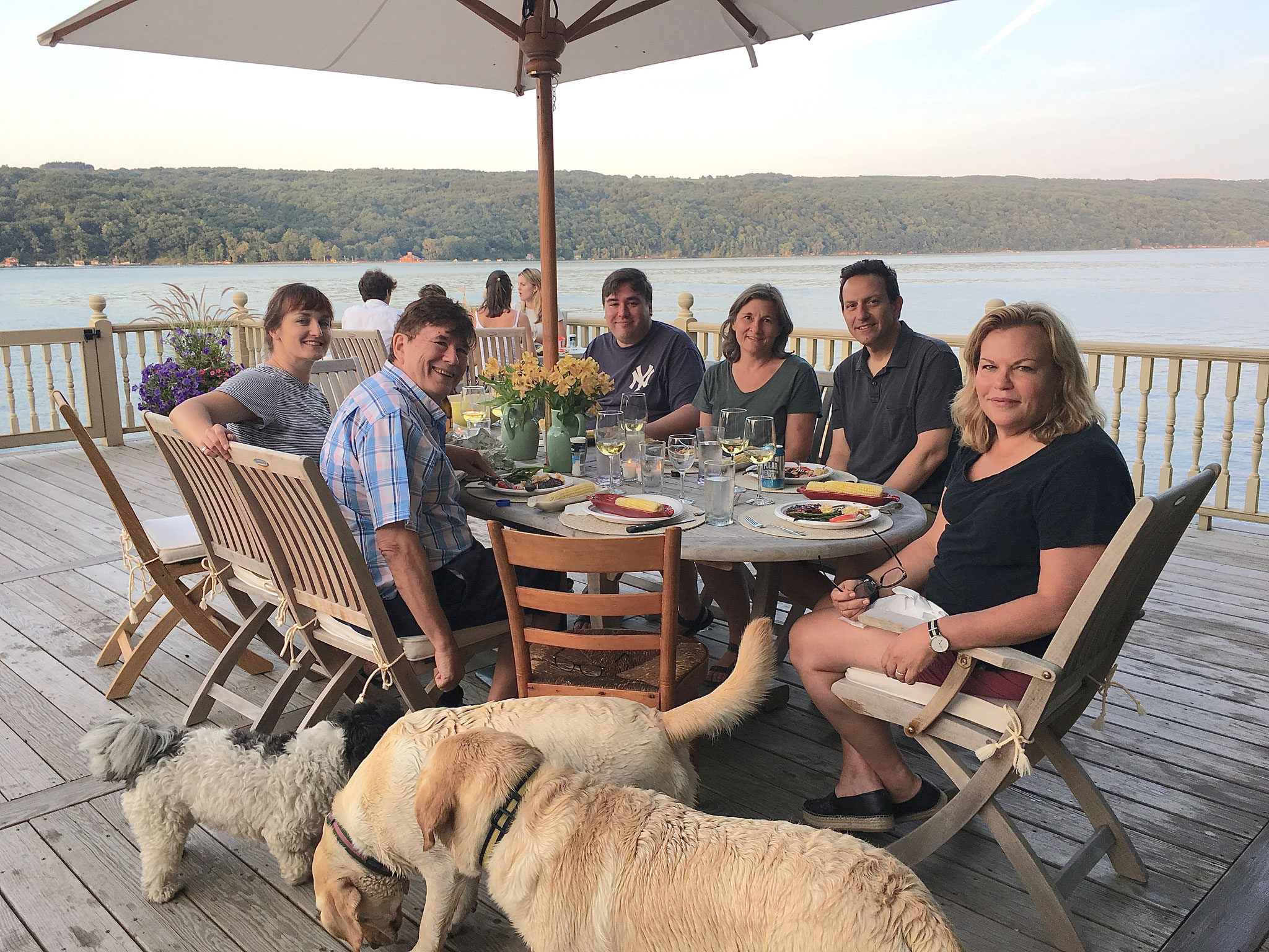 Skaneateles Lake, 2019 Wendy, John, Greg, Cyndi, Nick, Celeste