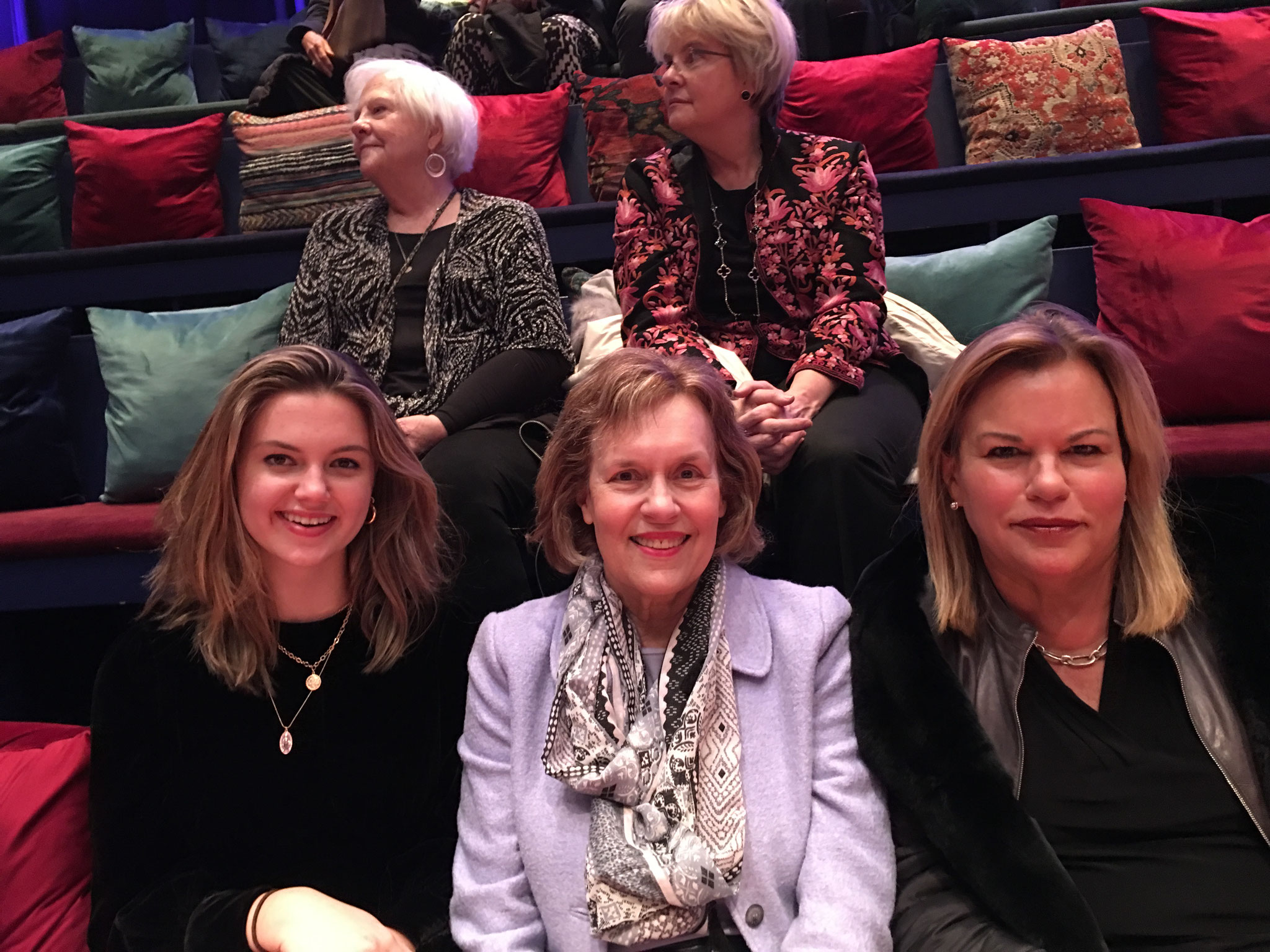 Kate, Lorraine, & Celeste at a play about Gloria Steinem in NYC