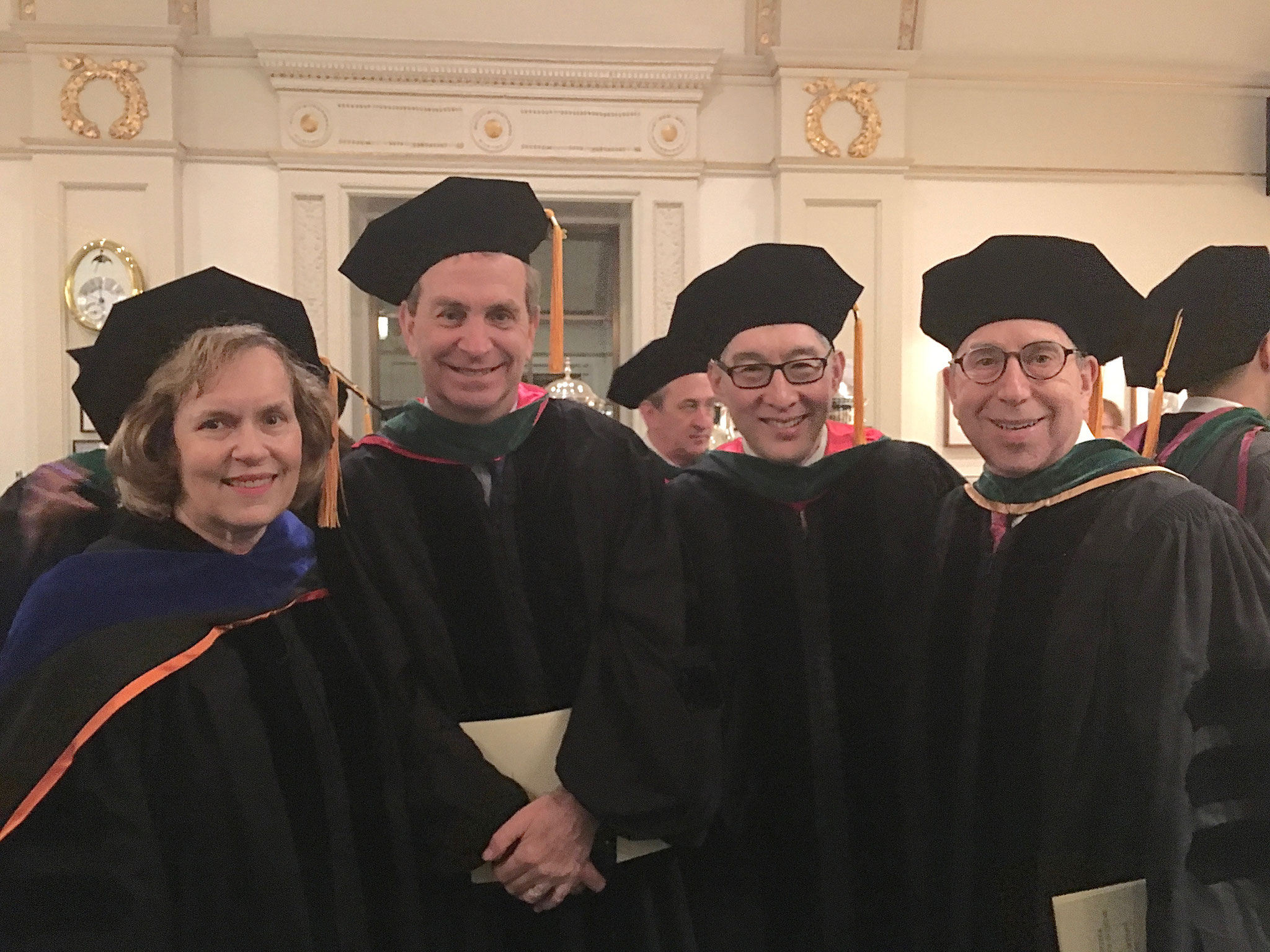 WCM Graduation, Carnegie Hall, 2019  Lorraine, Tony Hollenberg,  Francis Lee, Rich Granstein