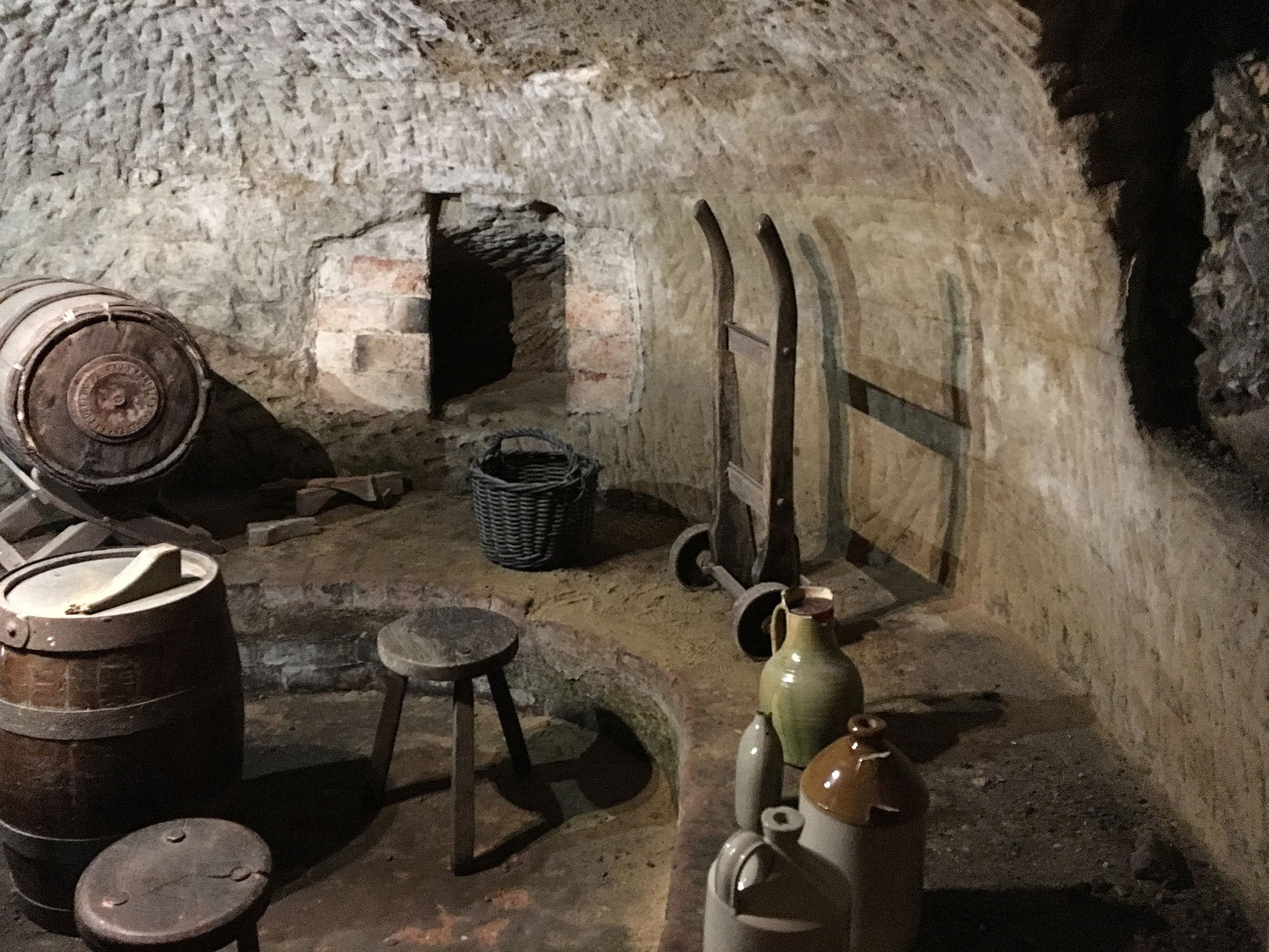 Tunnels under the town of Nottingham