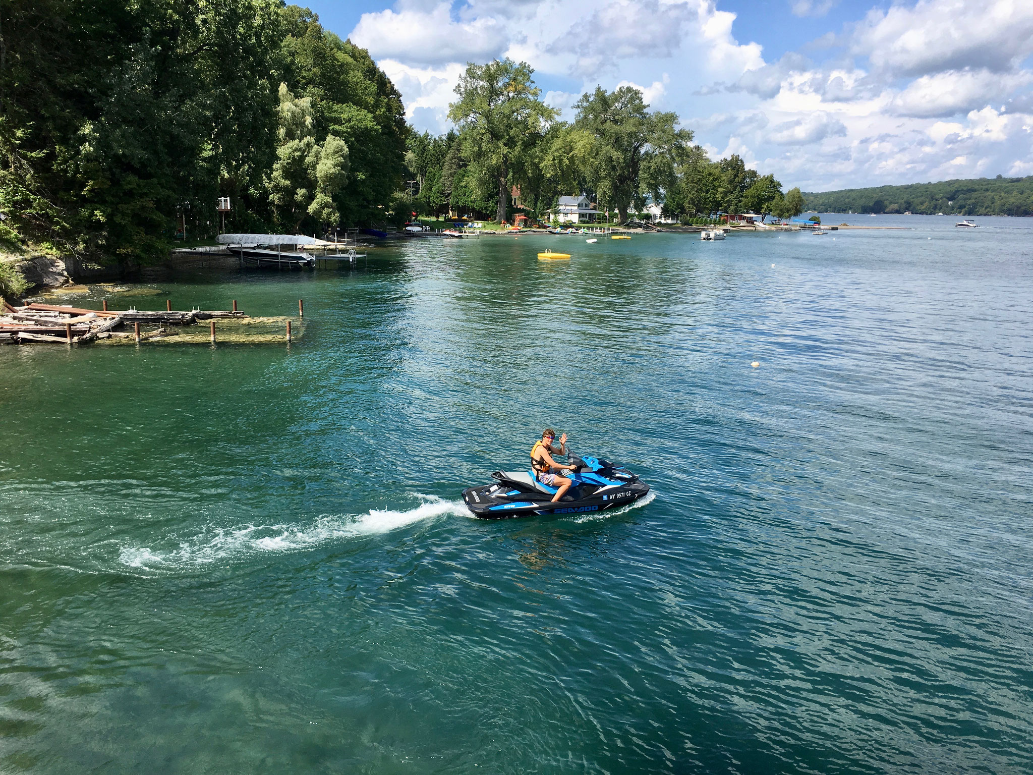 Jack on the jetski  September, 2018