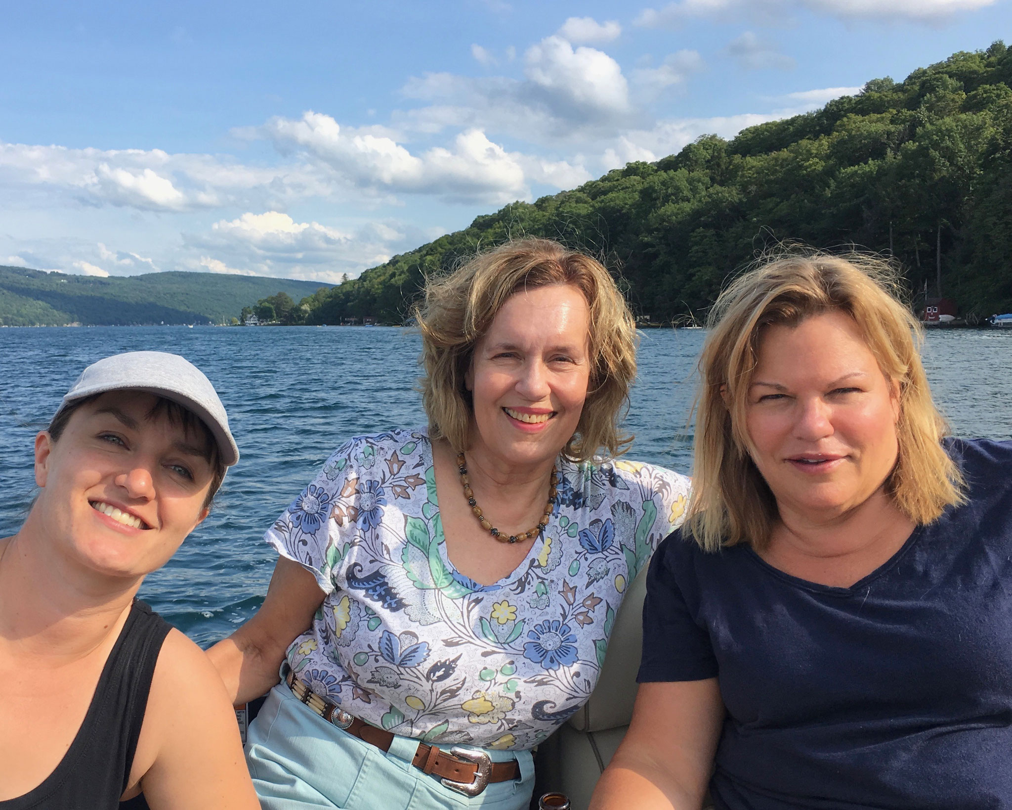 Wendy, Lorraine, & Celeste, July, 2018 Skaneateles Lake