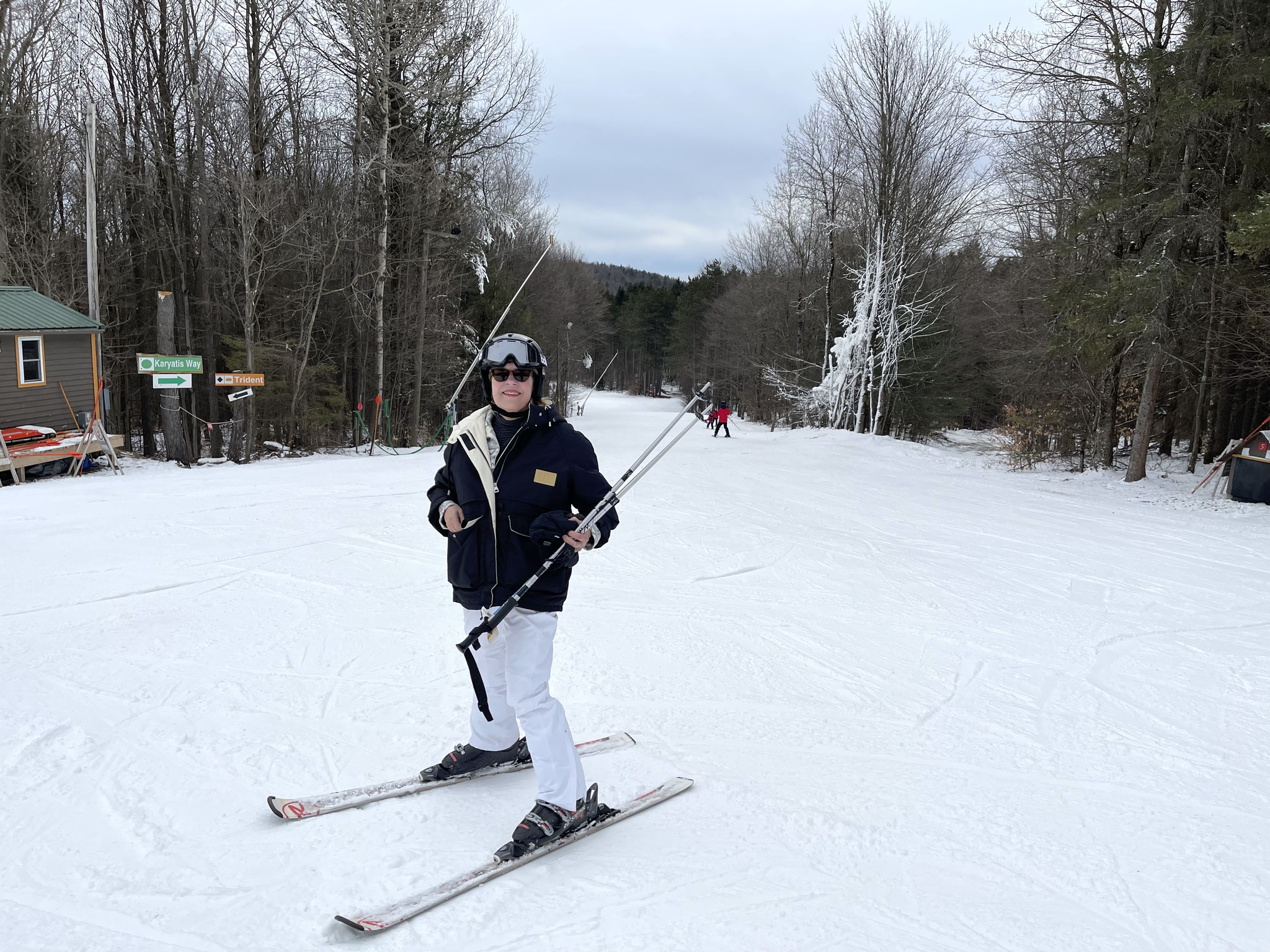 Lorraine skiing at Greek Peak, 2-19-2023