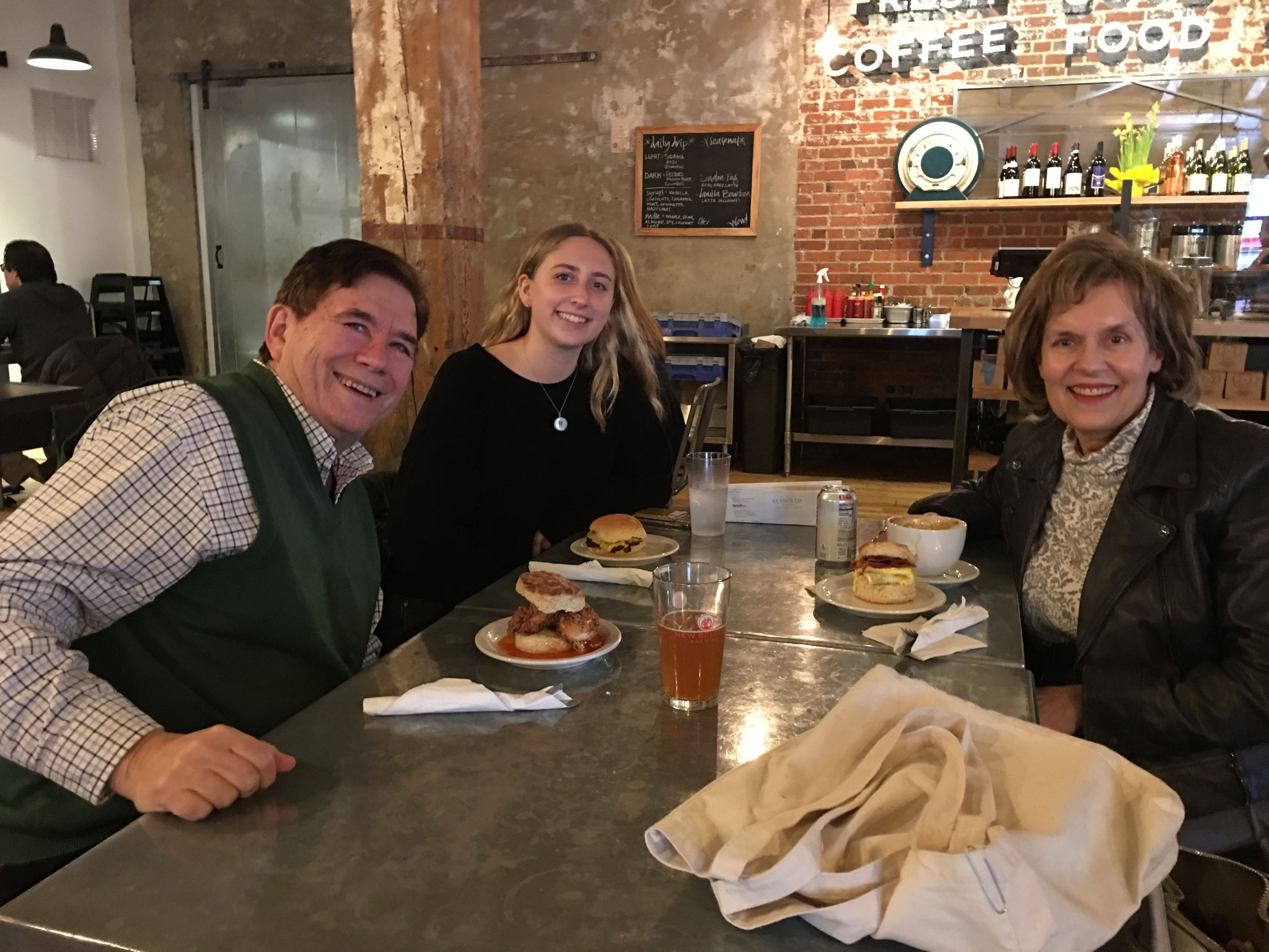 John, Emma, & Lorraine, Wake Forest Univ. Feb. 2019