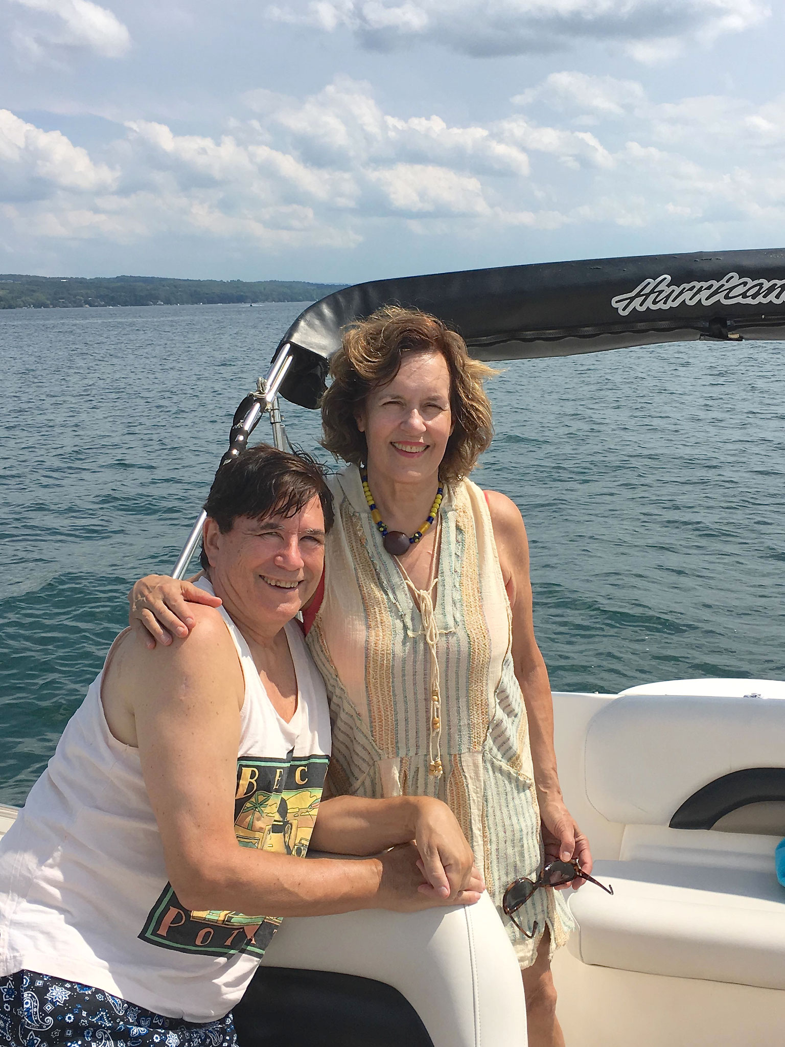 John & Lorraine at Skaneateles Lake, 8-17