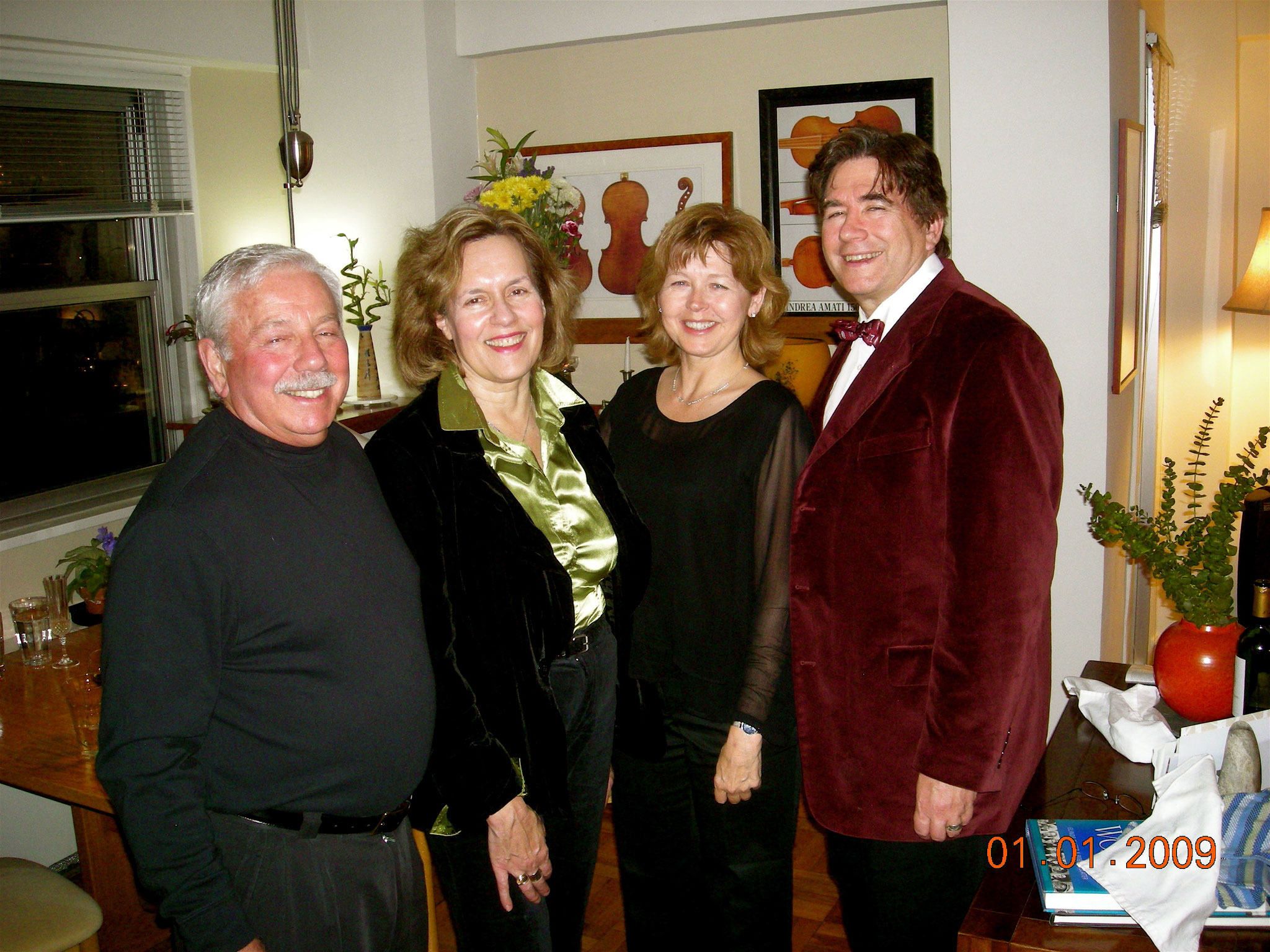 New Years, 2009  Don, Lorraine, Barbara & John