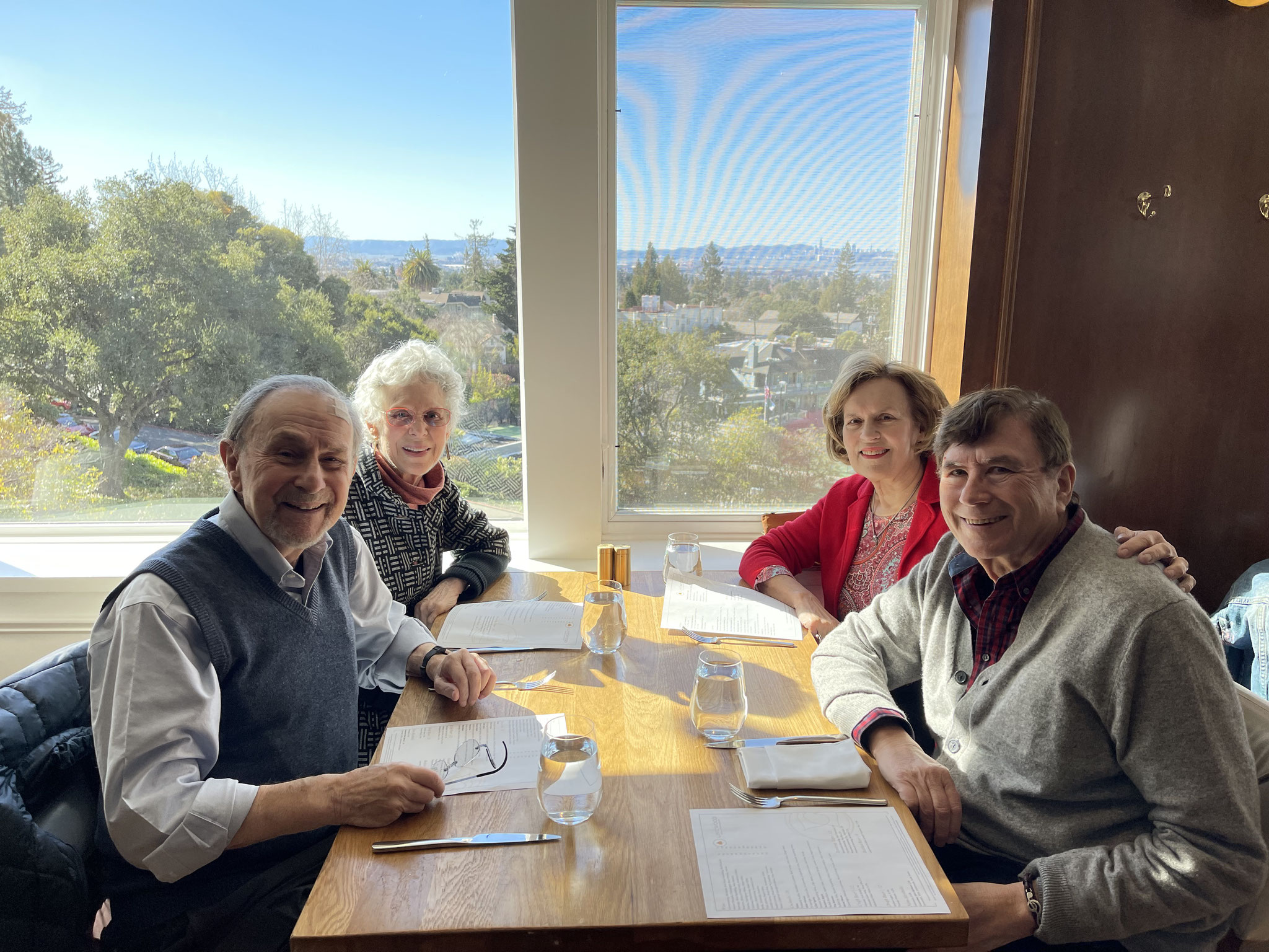 Lunch with Barbara & Warren Levinson, 1-20-2023 in Berkeley, CA