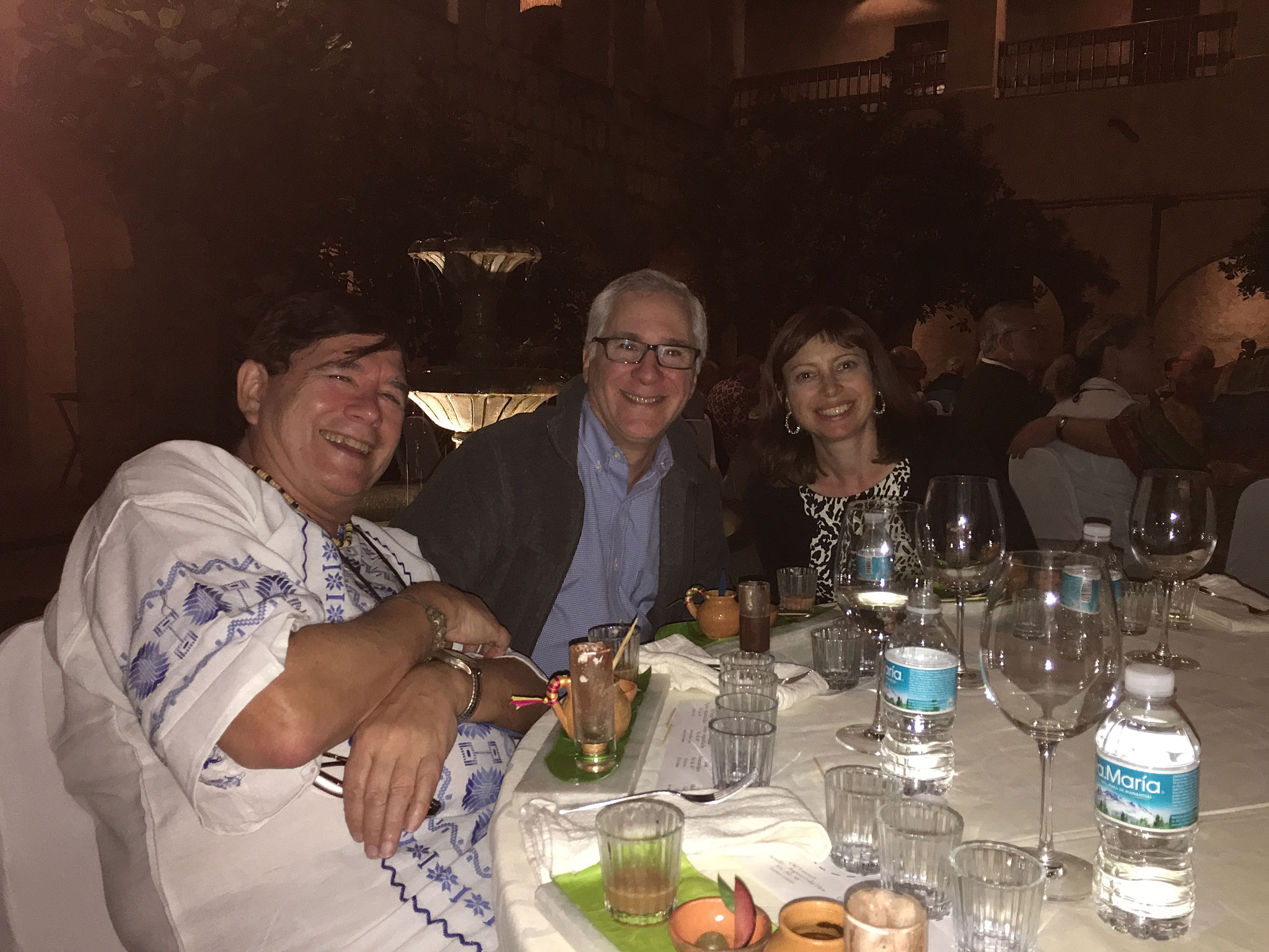 John Wagner, Len Freedman and his wife Guilia