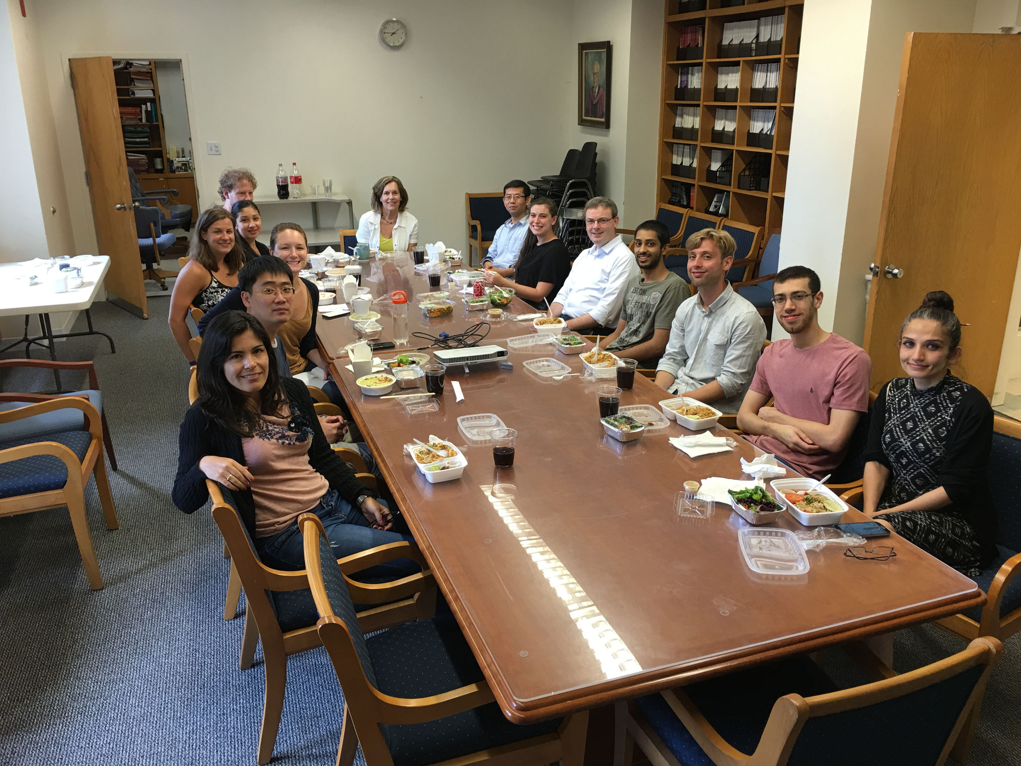 Nigel & Dalyia's luncheon with lab, 7-29-16