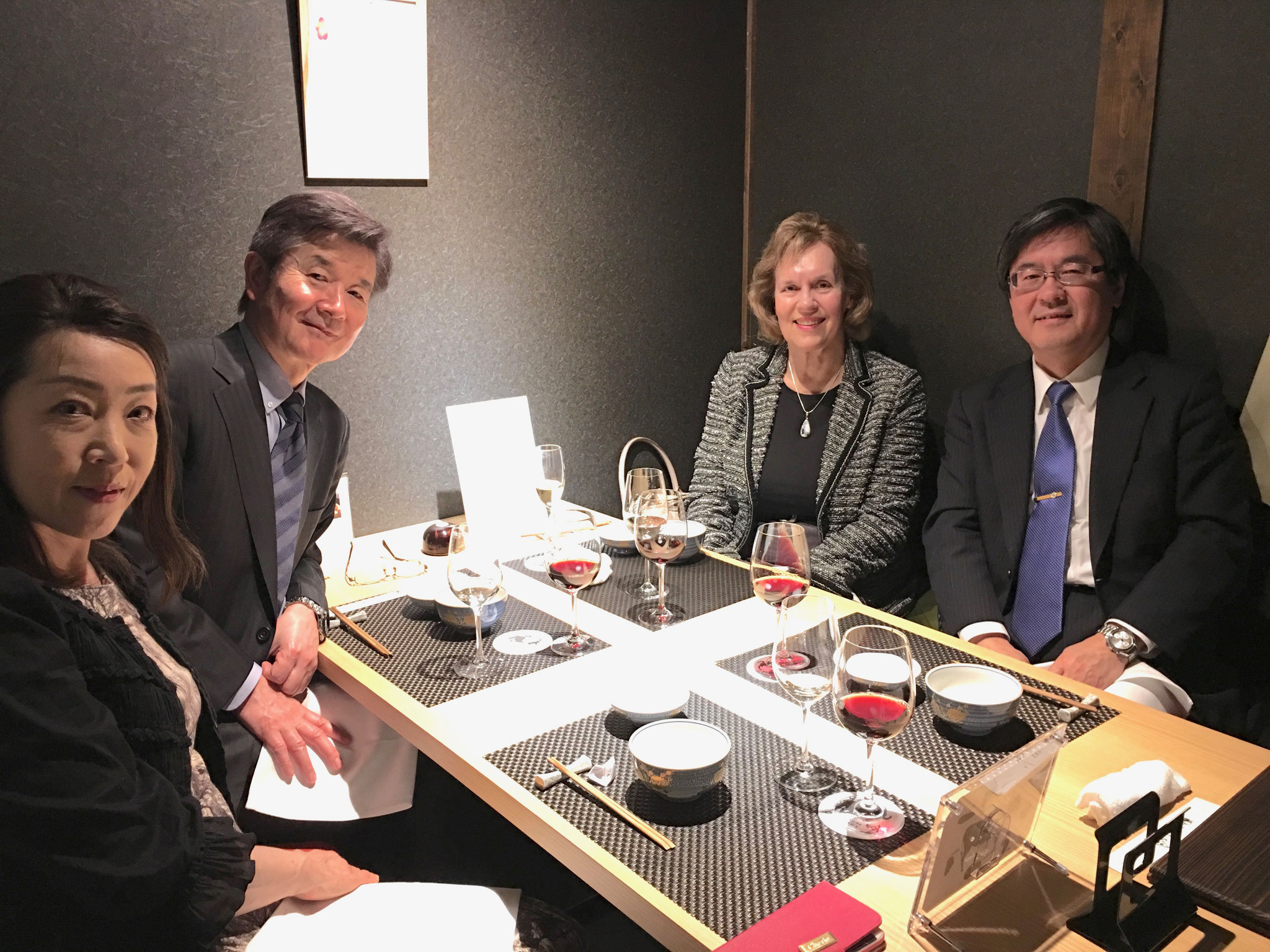 Dinner with the offiders of the Japanese Pharmacological Society 