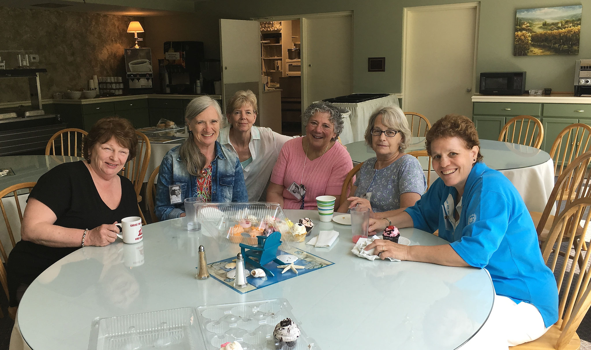 Theresa Jennings, Patty Coon, Marie Fletcher, Sue Lamanna, Barb Slater, Jo LaNasa