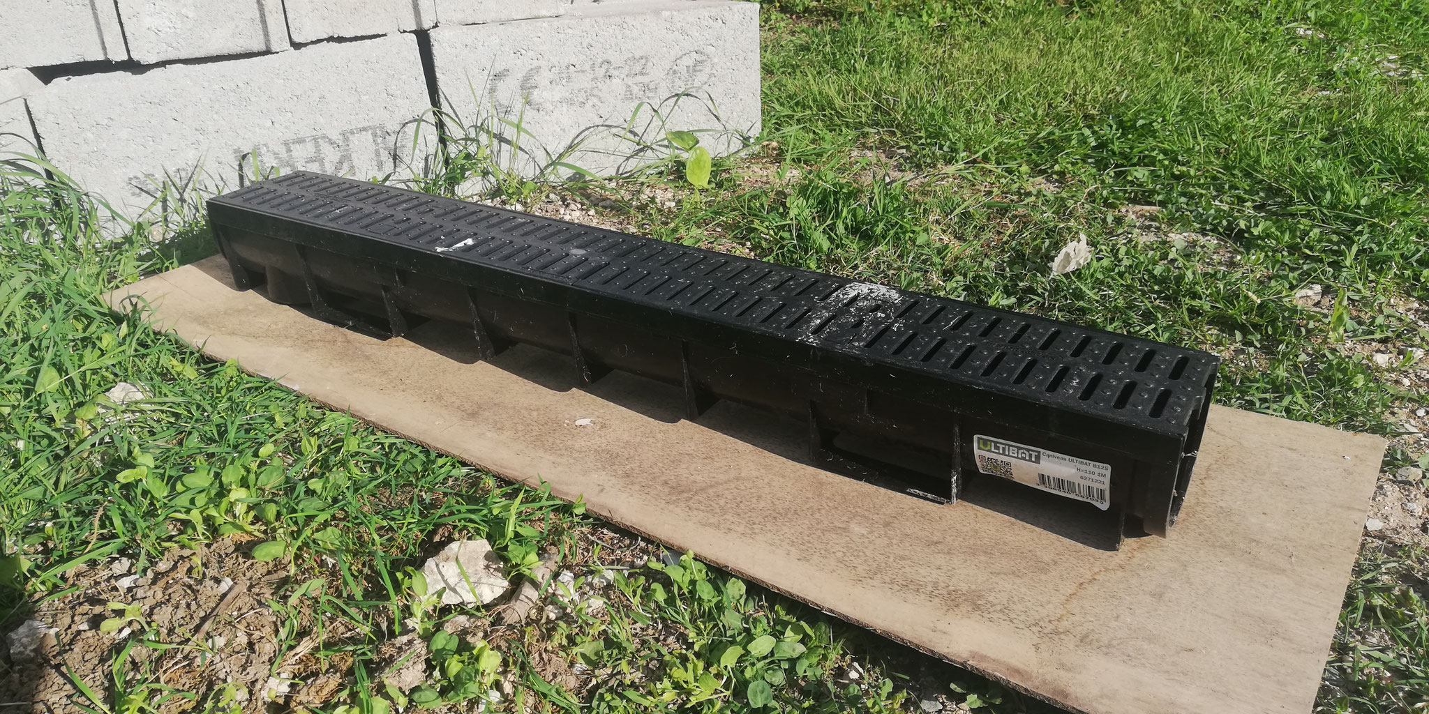 Caniveaux de récupération des eaux