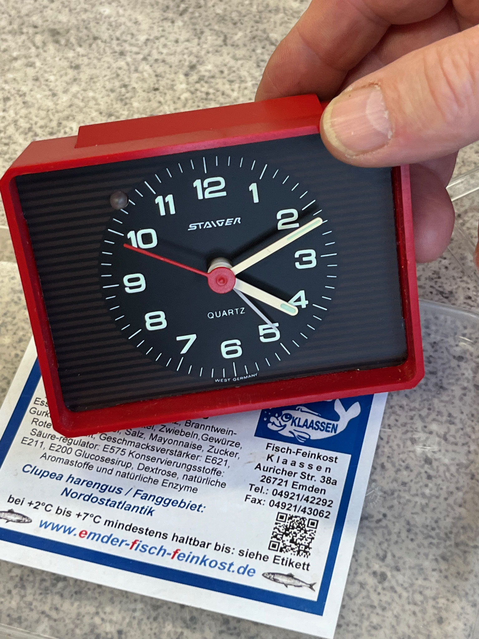 Wecker analog
