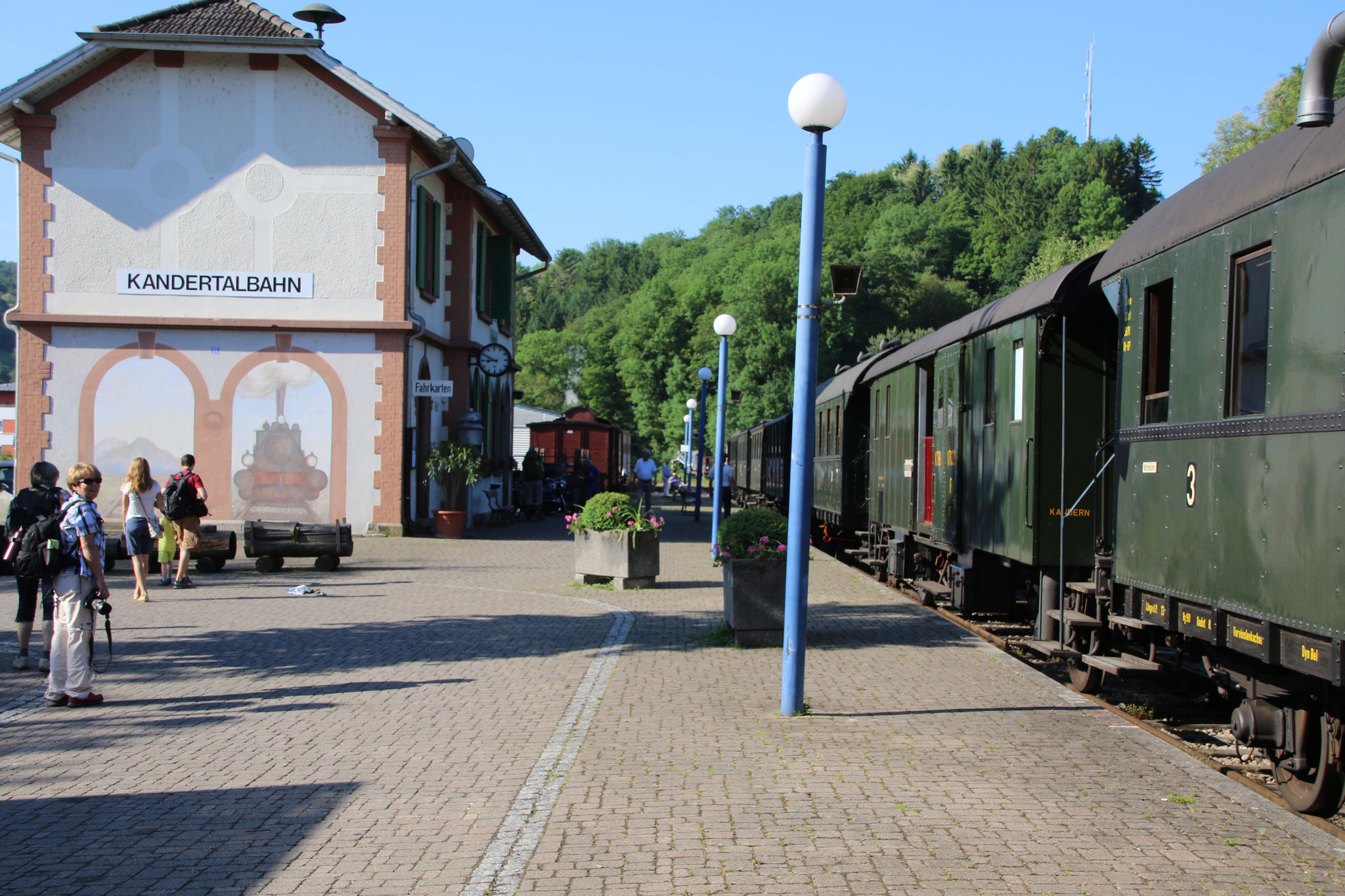 Wagons der Kanderntalbahn