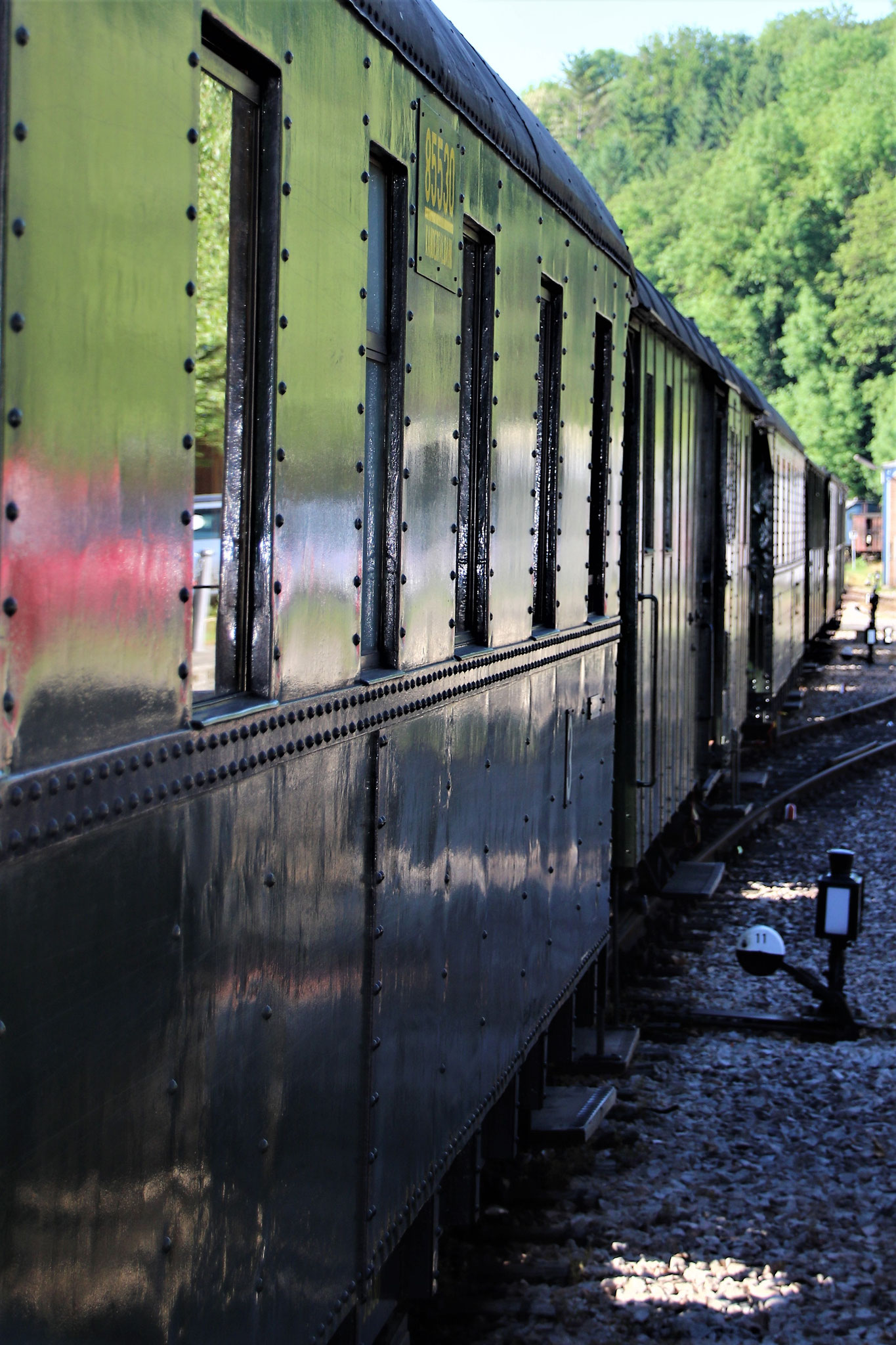 Wagons der Kanderntalbahn