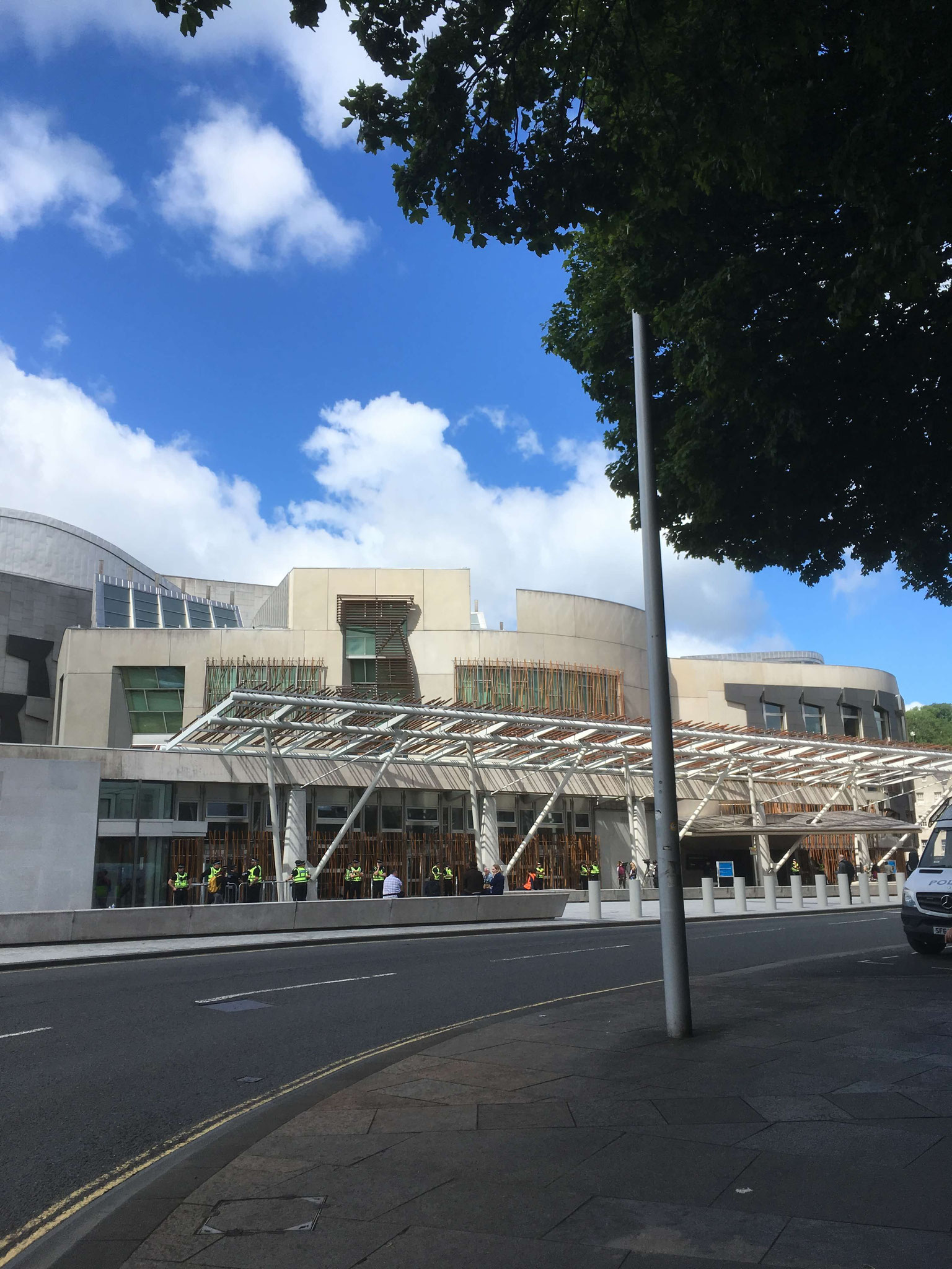 Scottish Parliament in Edinburgh