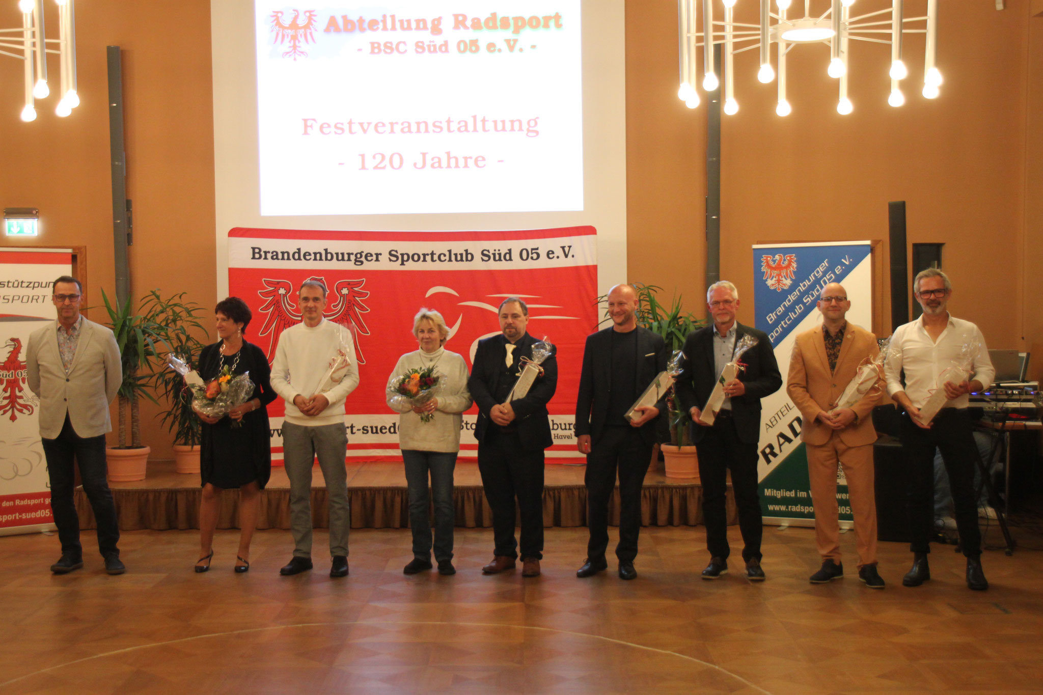 Ehrung der anwesenden Hauptsponsoren
