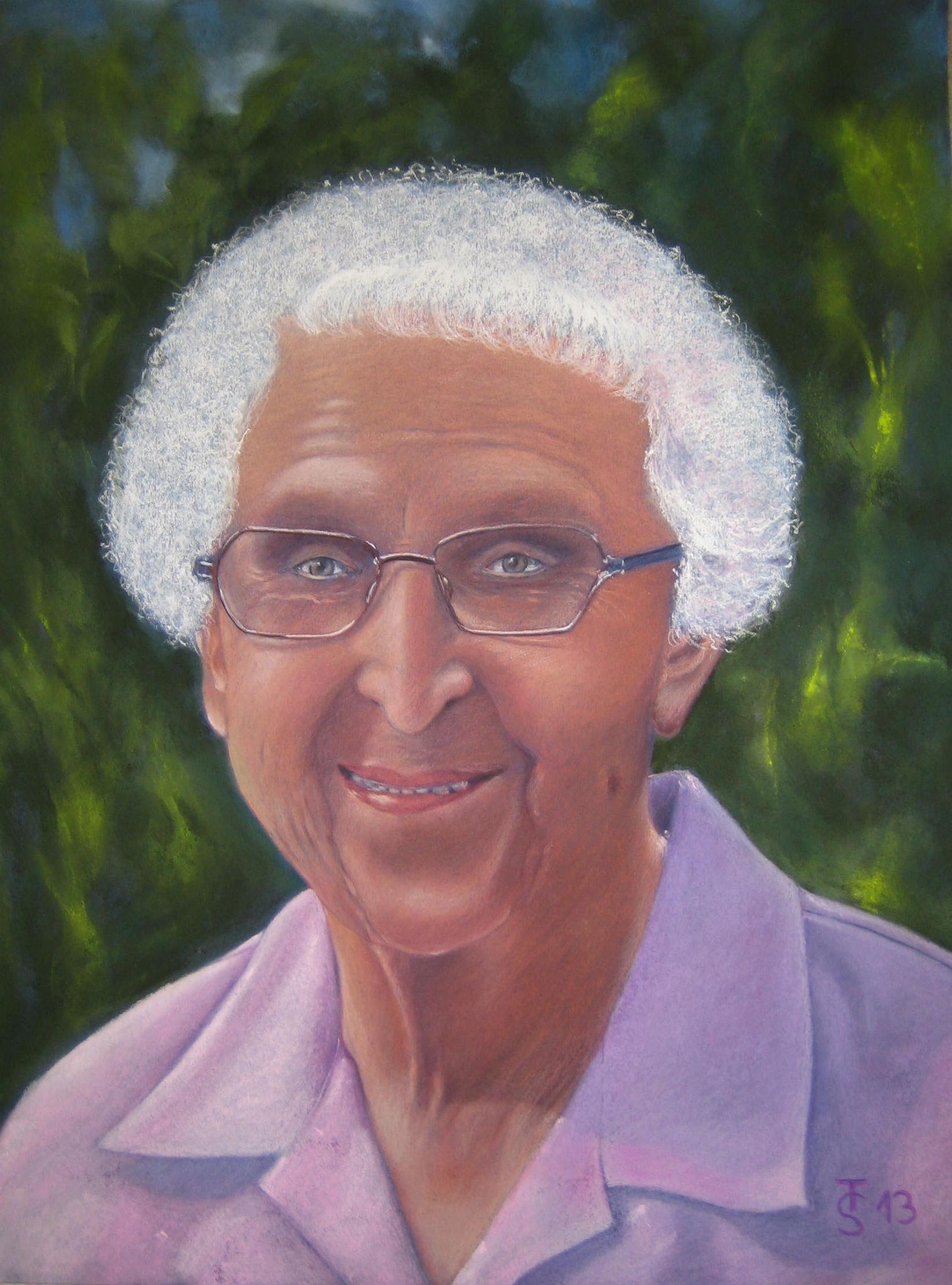Anneliese   _   (Pastellkreide, 50 x 65 cm)