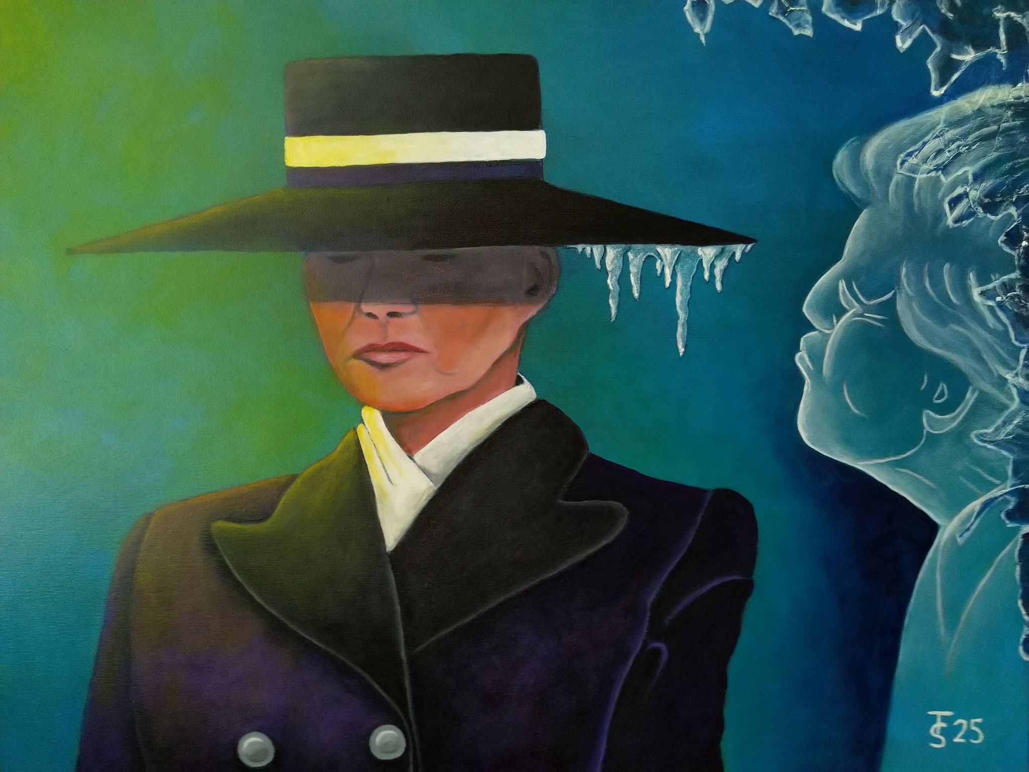 Eiszeit _ (Acryl auf Leinwand, 80 x 60 cm) 